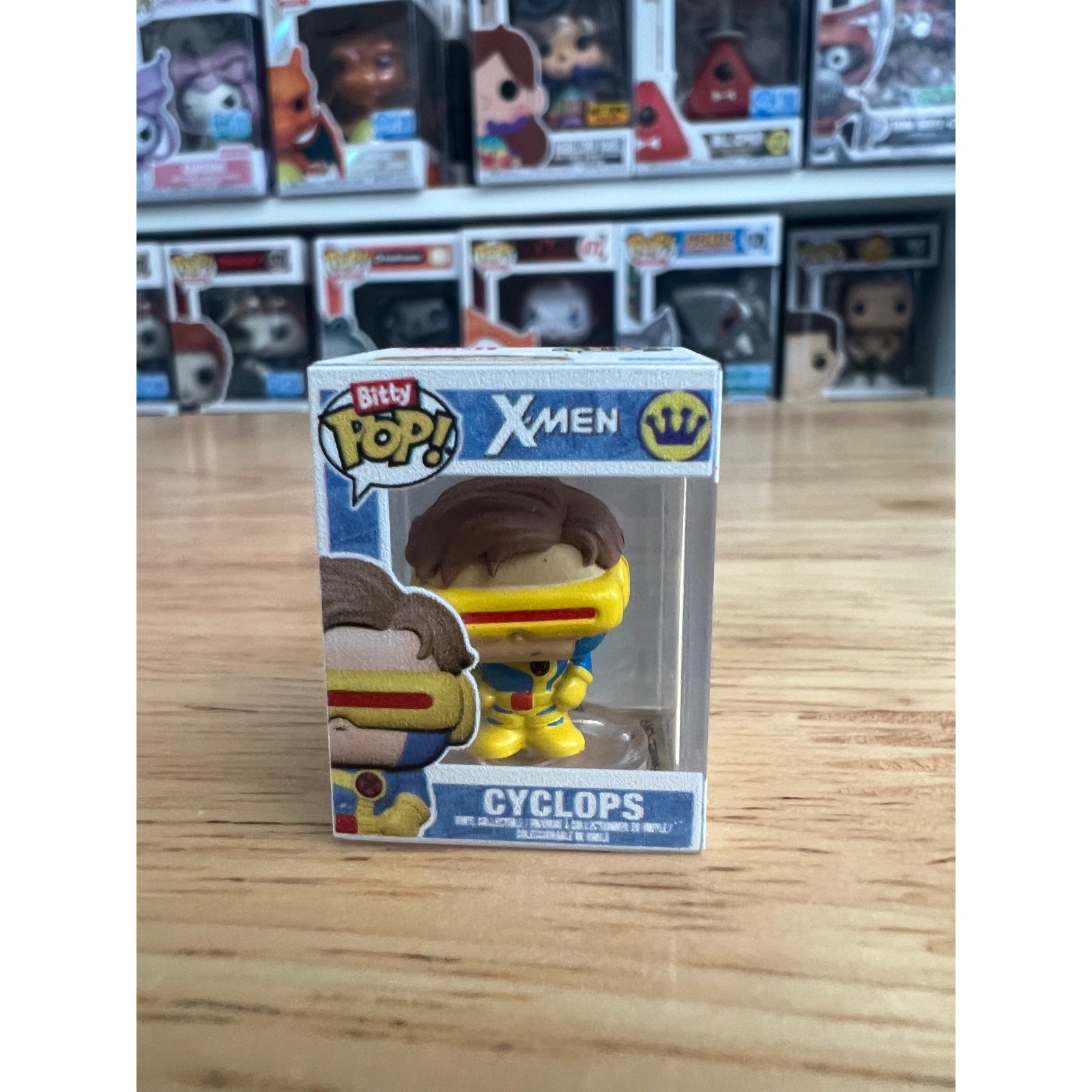 BITTY Cyclops 1" Funko Pop X-Men Marvel Comics Books Mutants Scott Summers '97