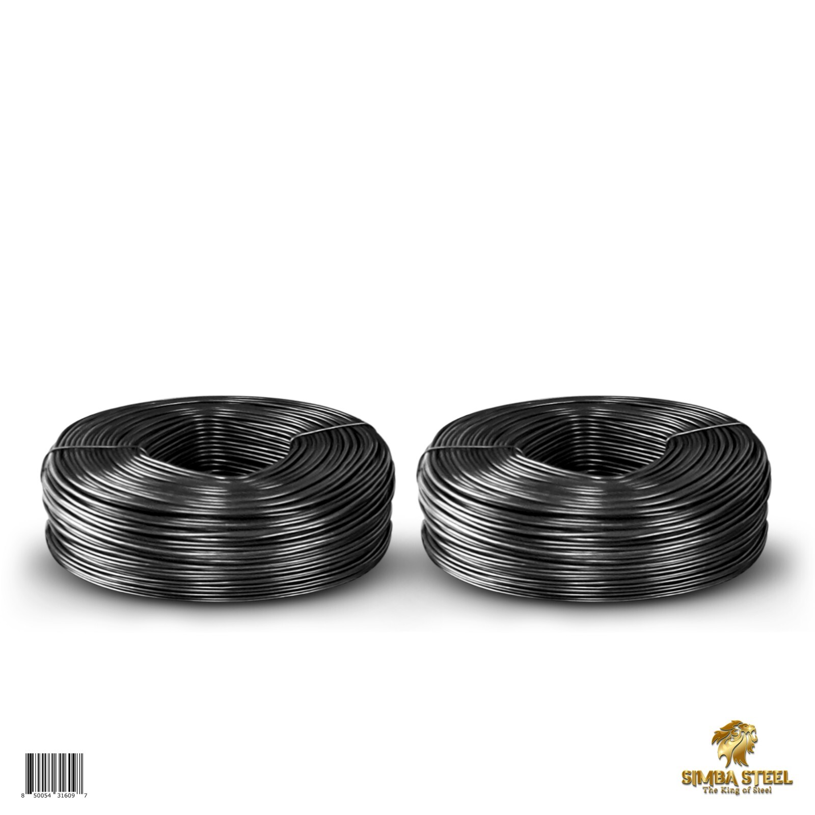 Lot of 2 x 3.5 lb Black Annealed Rebar Tie Wire 16 Gauge, (660ft) SIMBA STEEL