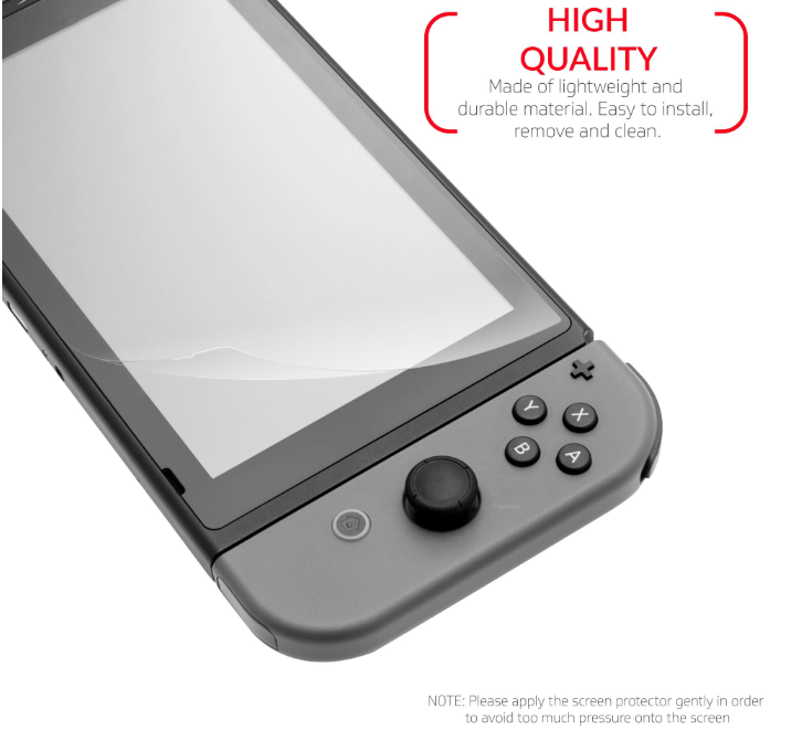 For Nintendo Switch Console HD Clear Premium Tempered Glass Screen Protector