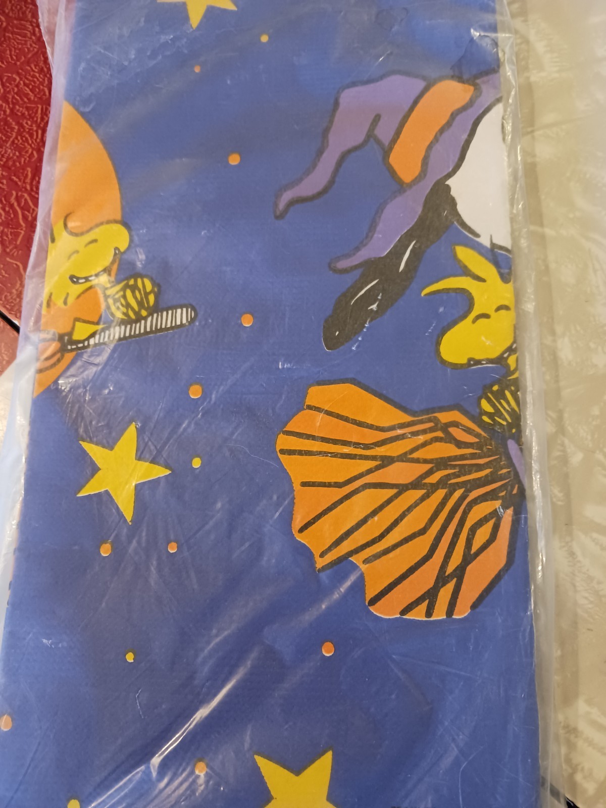 LOT ALL NIP Vintage Snoopy Halloween/ Thanksgiving Paper Table Covers 2 Turkeys