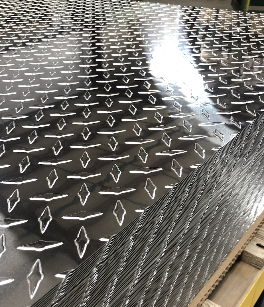 16" x 96" Aluminum Diamond Plate Sheet .025 in Thick - Trailer, RV, Garages, Etc