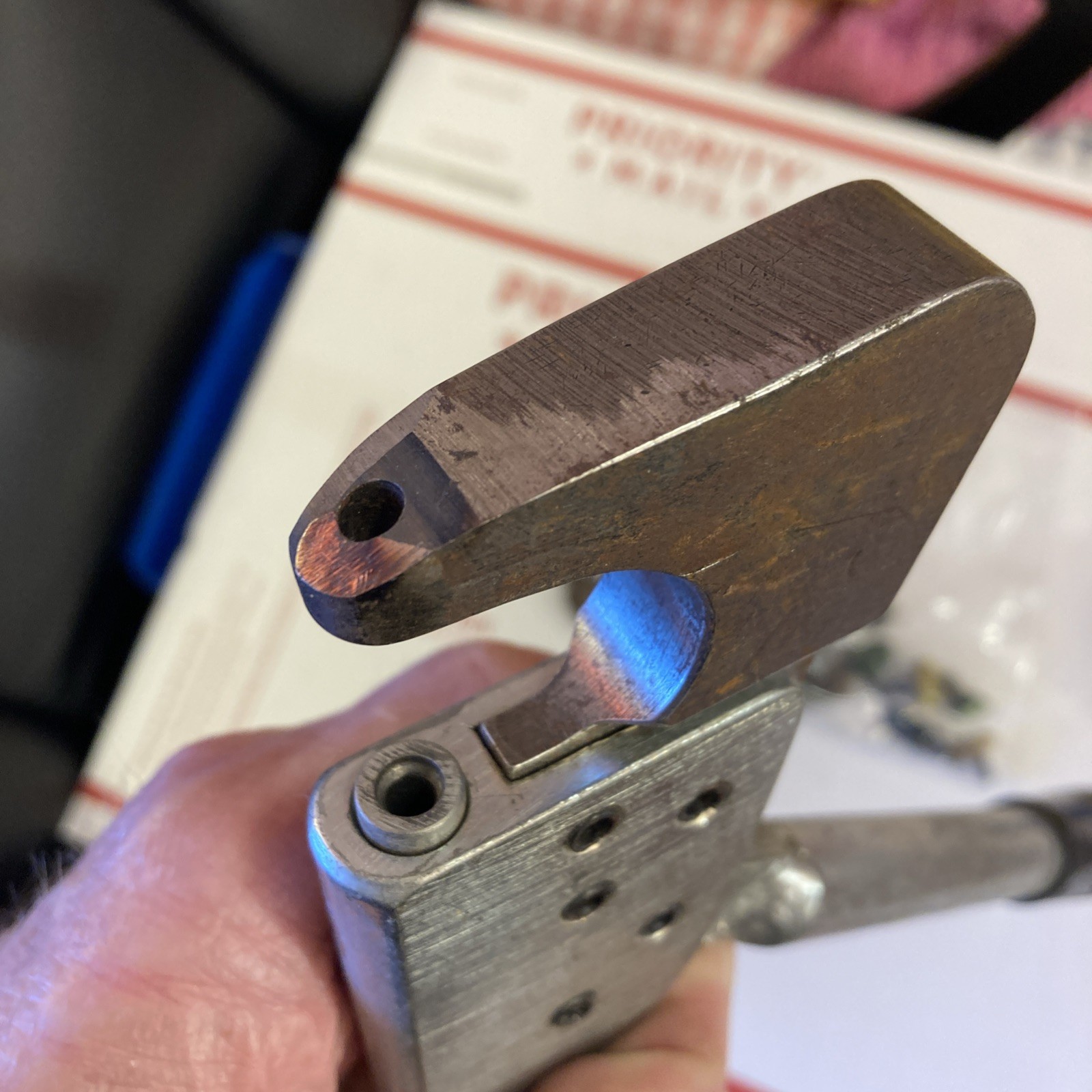 Belly Tank Race Car Hand Rivet Squeezer W/Die 3/16 Shank Aircraft Aviation Tool