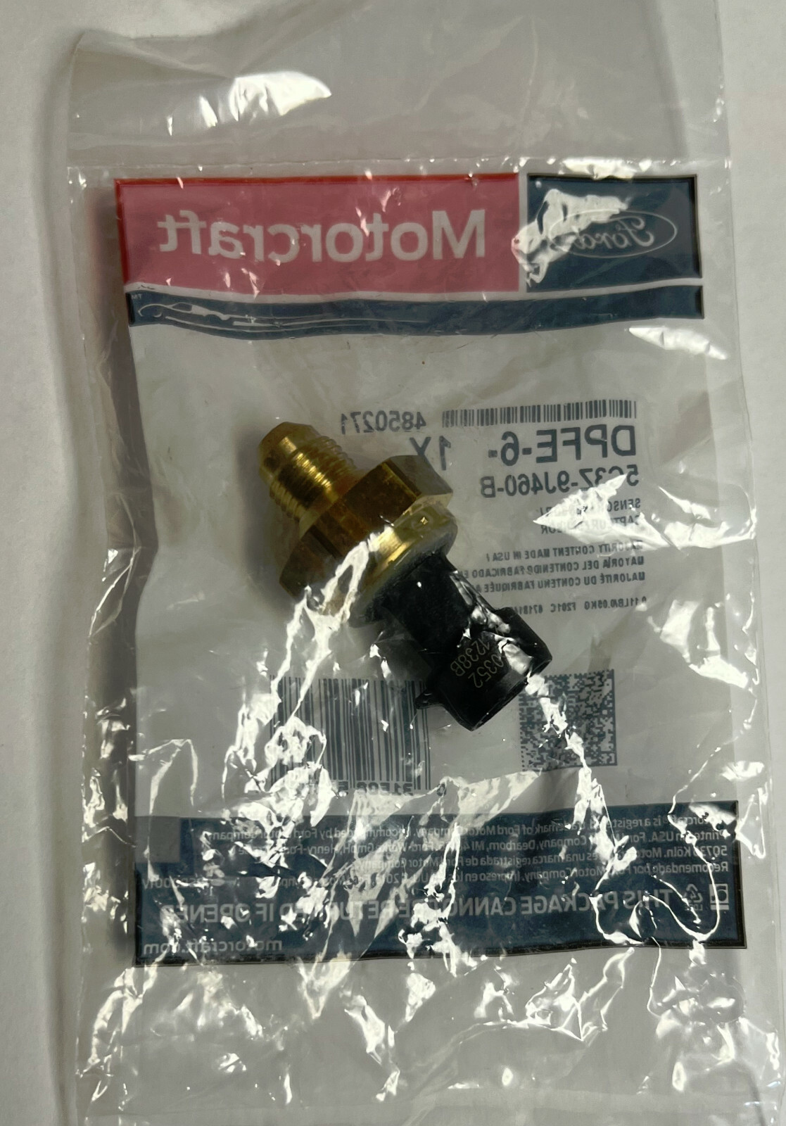 DPFE-6 New OEM Ford Motorcraft 6.0L Diesel EGR Pressure Feedback Sensor DPFE144