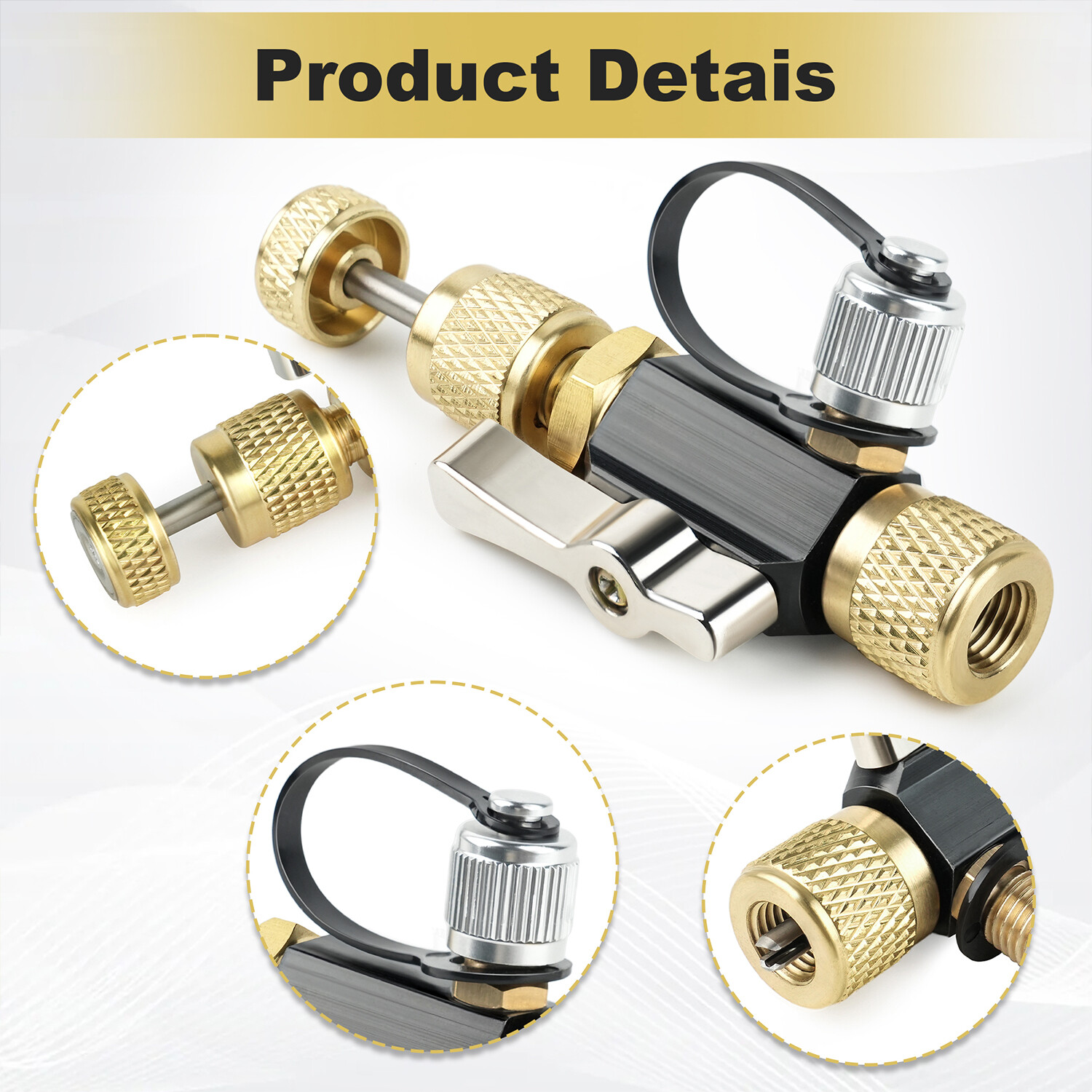 Mega Flow Vacuum Rated Valve Core Removal Tool – 1/4" System Connection
