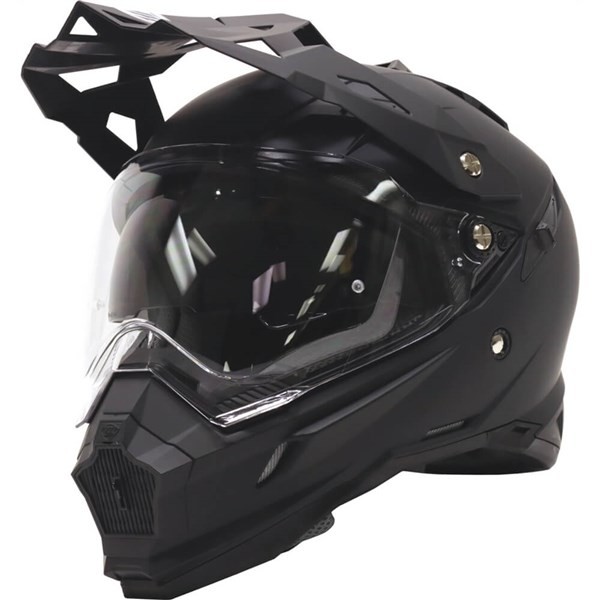 THH TX-28 Dual Sport Motorcycle Helmet | Matte Black | DOT ; ECE 22-05