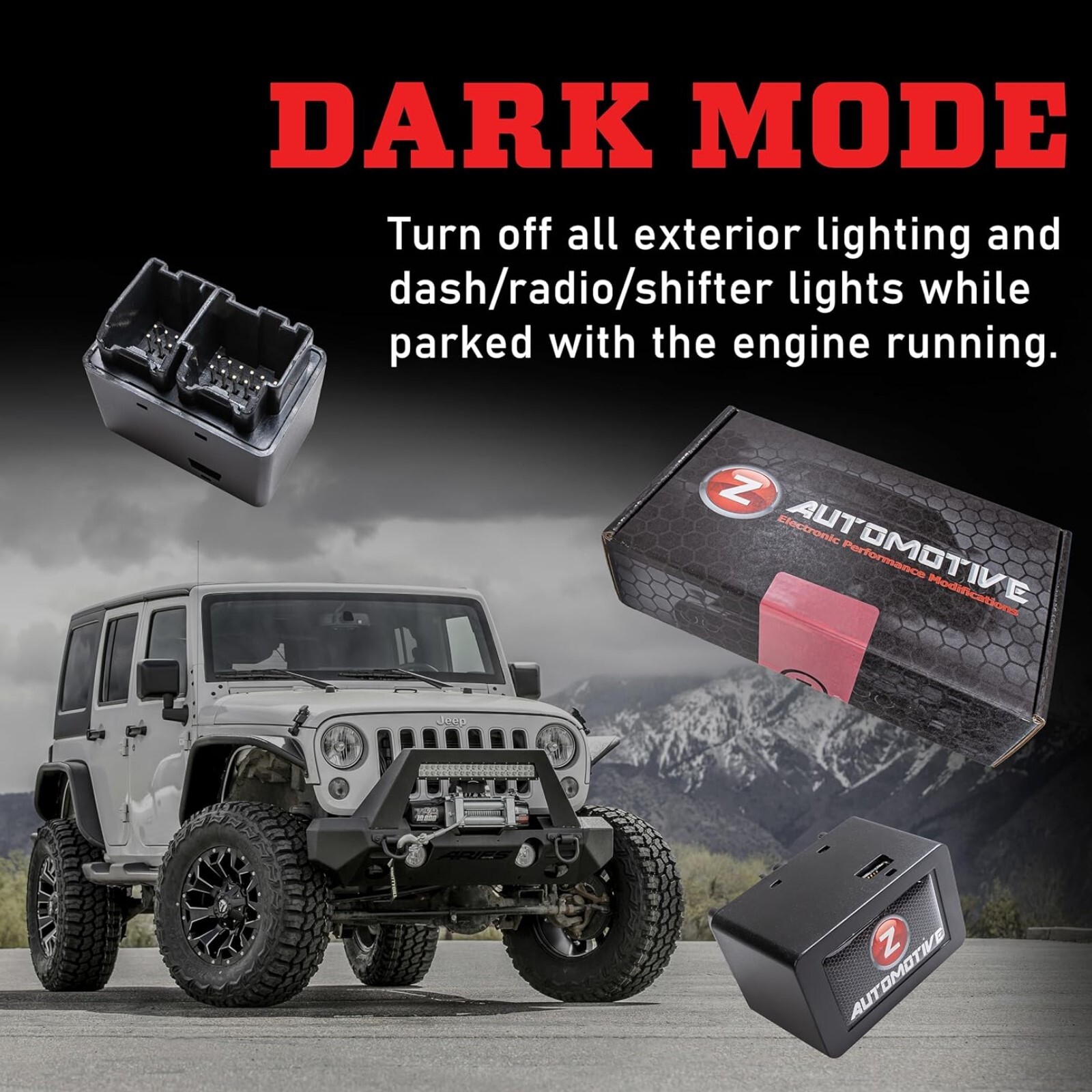 Z Automotive OBD2 Plug-In Tazer JL Lite Module for Wrangler JL Gladiator JT