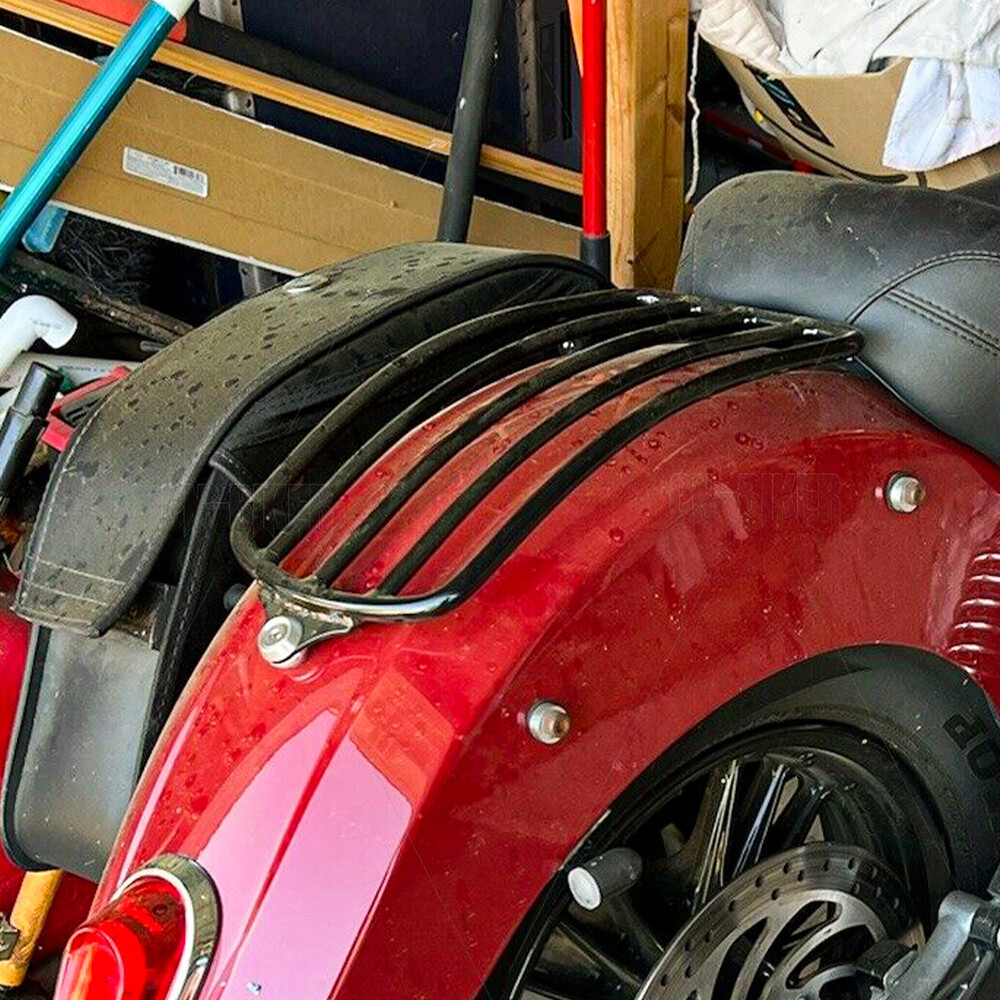 Gloss Black Solo Luggage Rack for Indian 2015-2025 Scout 2016-2024 Scout Sixty