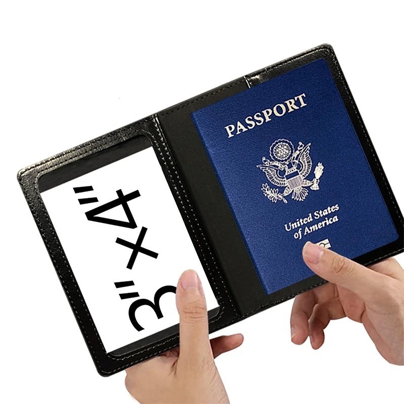 RFID Blocking Passport Holder Leather Travel Wallet Card Case Essentials Kit Pro