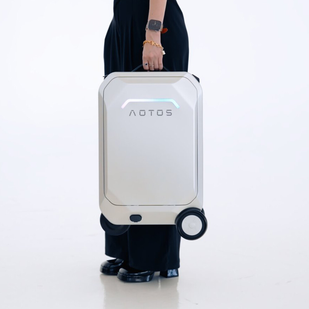AOTOS 20" SMART RIDEABLE SUITCASES 31L ELECTRIC LUGGAGE SCOOTER FOR TRAVEL