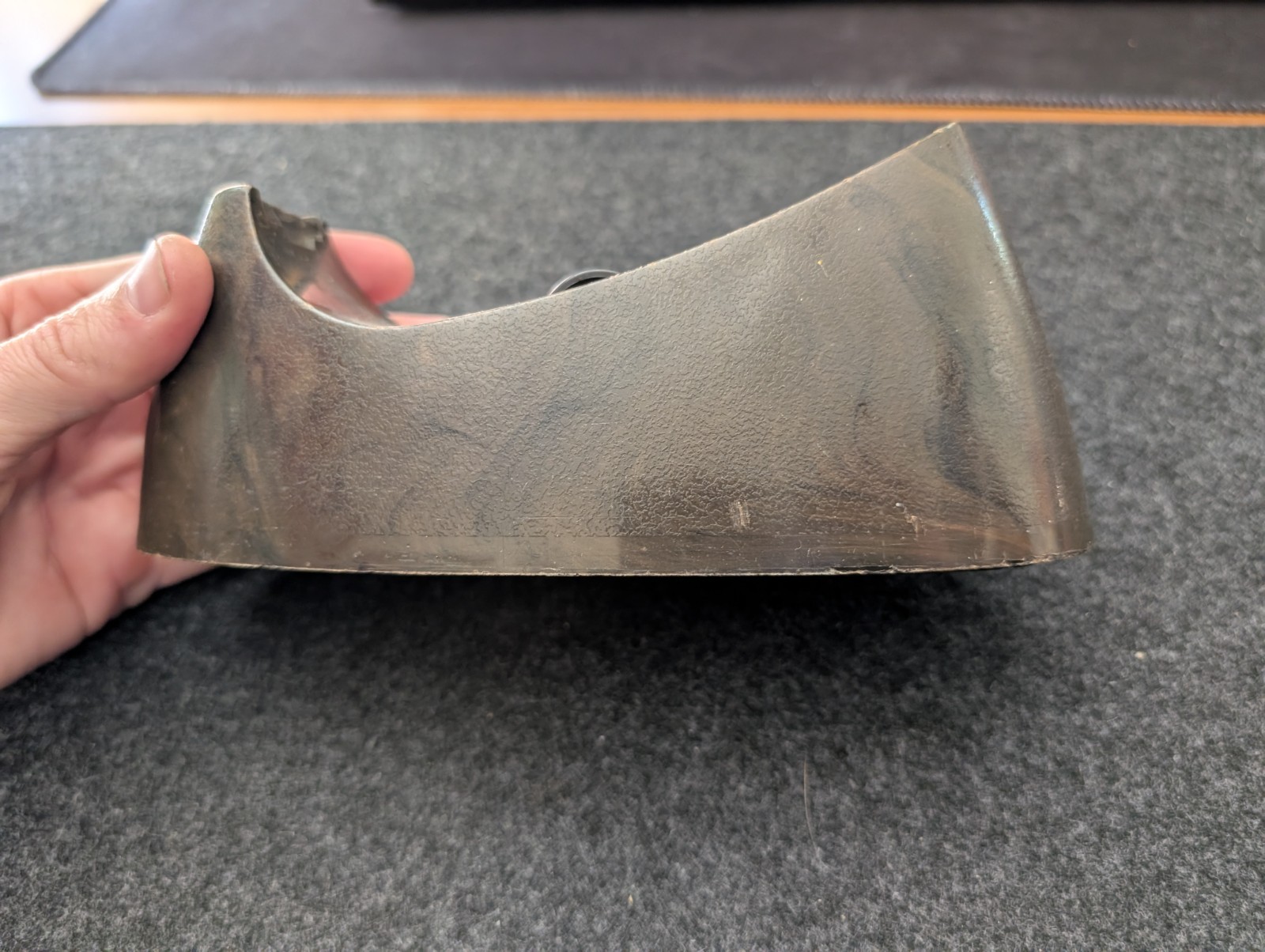 Vintage Unbranded Scotch Tape Dispenser Brown Weighted