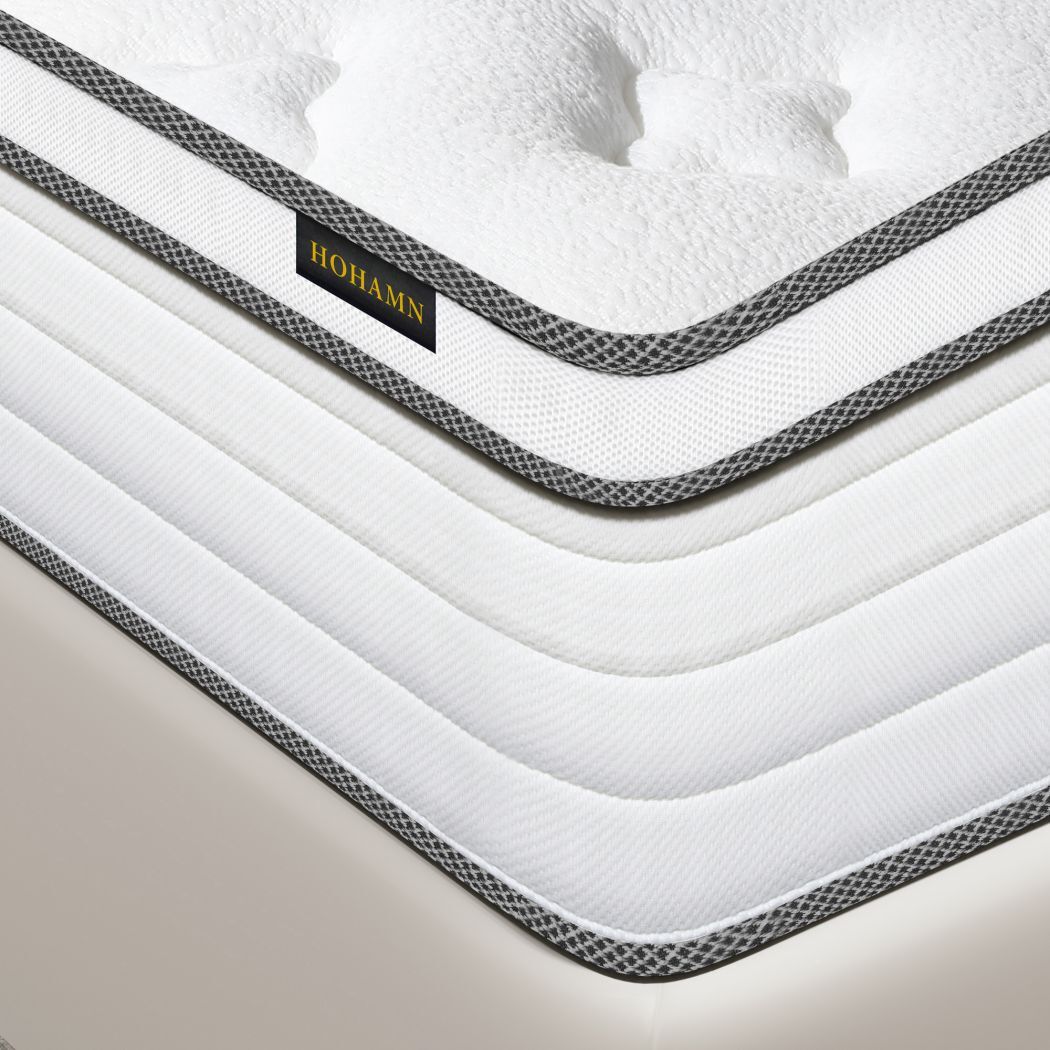 12/14 Inch Full Queen King Size Mattress Hybrid Foam Innerspring Bed in a Box