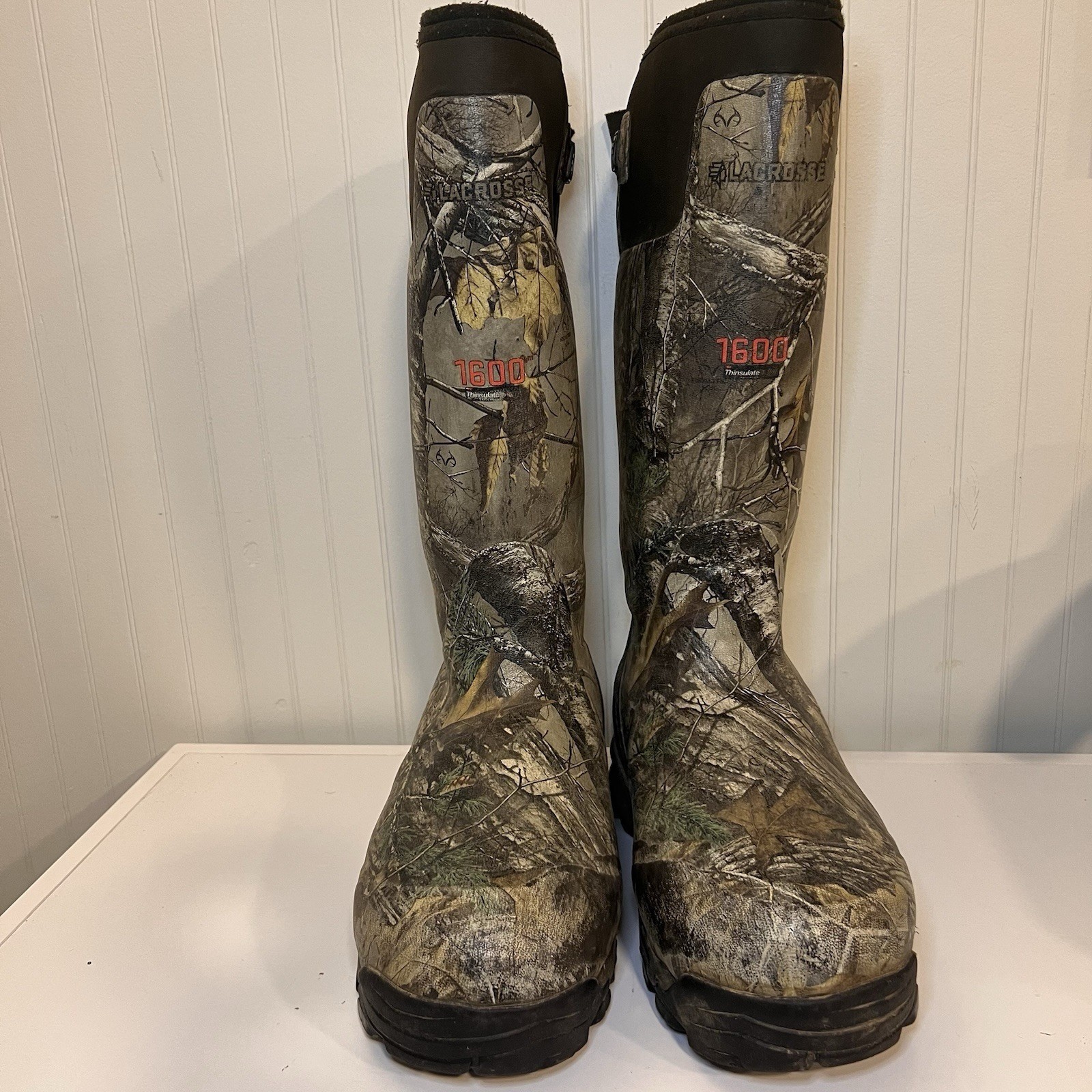 Lacrosse Men's Alphaburly PRO 18" Realtree Xtra 1600G Hunting Boots Size 9 READ