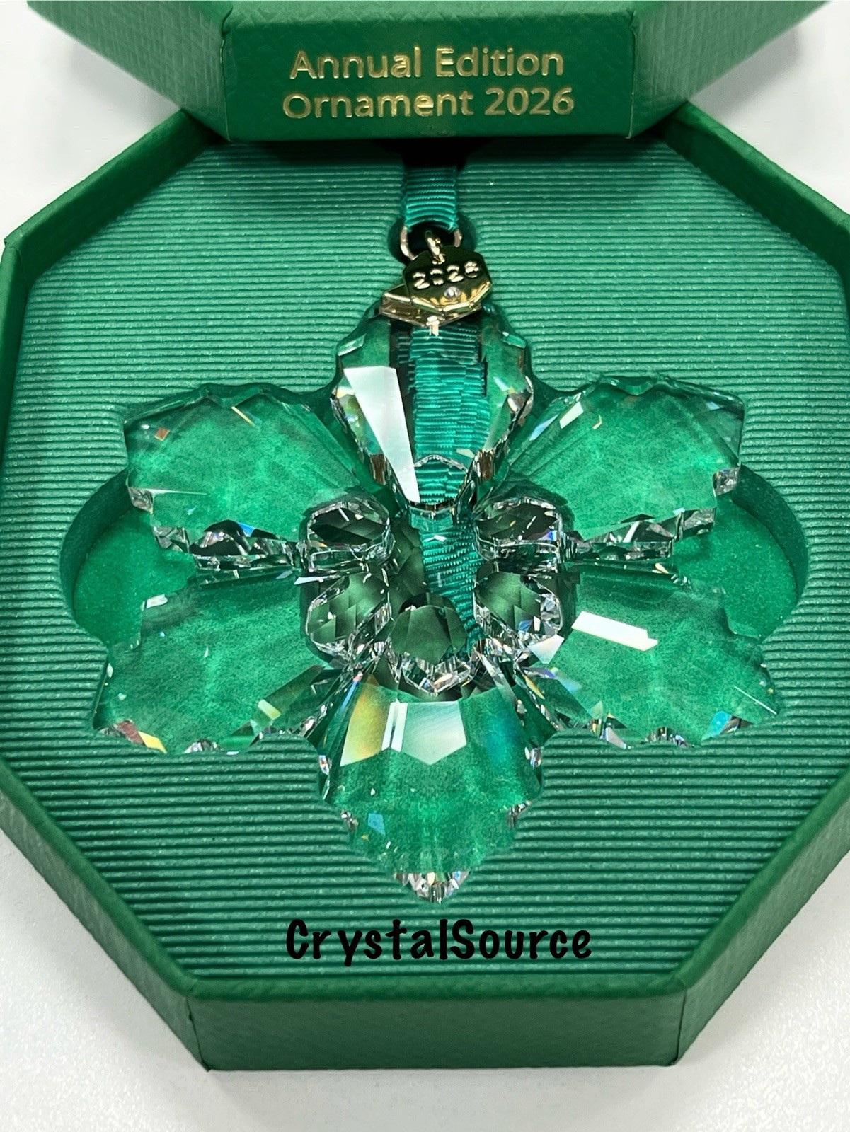 Swarovski Crystal 2026 ANNUAL EDITION LARGE CHRISTMAS ORNAMENT 5718051 AUTHENTIC