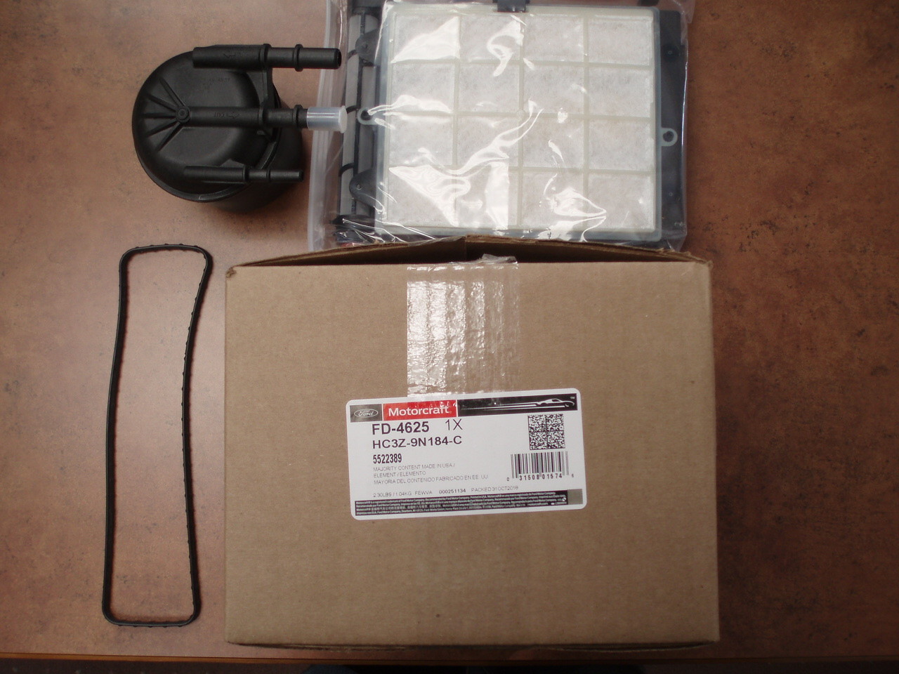 New FD4625AA Motorcraft Ford F250 F350 6.7 Diesel Fuel Filter OE FD4625 FD4641