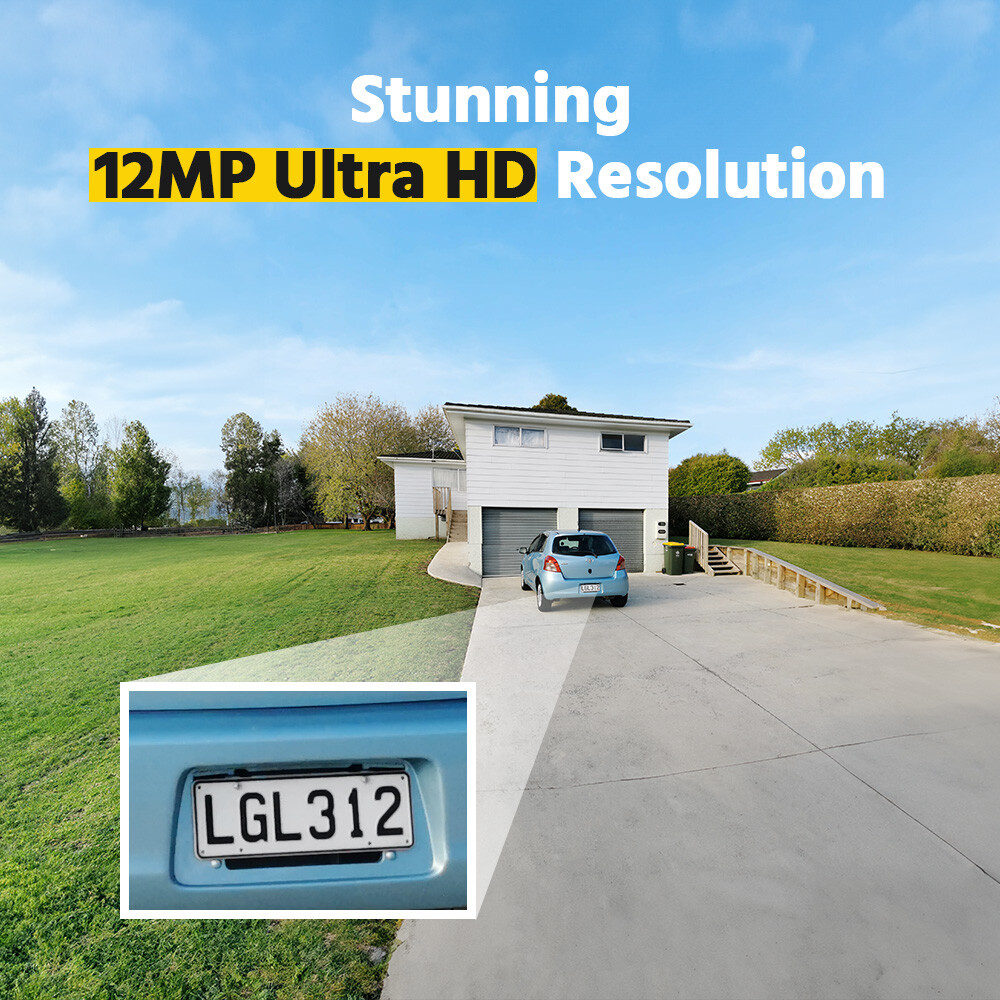 ANNKE 8CH 12MP NVR Recorder for Surveillance IP Security POE System H.265+ P2P