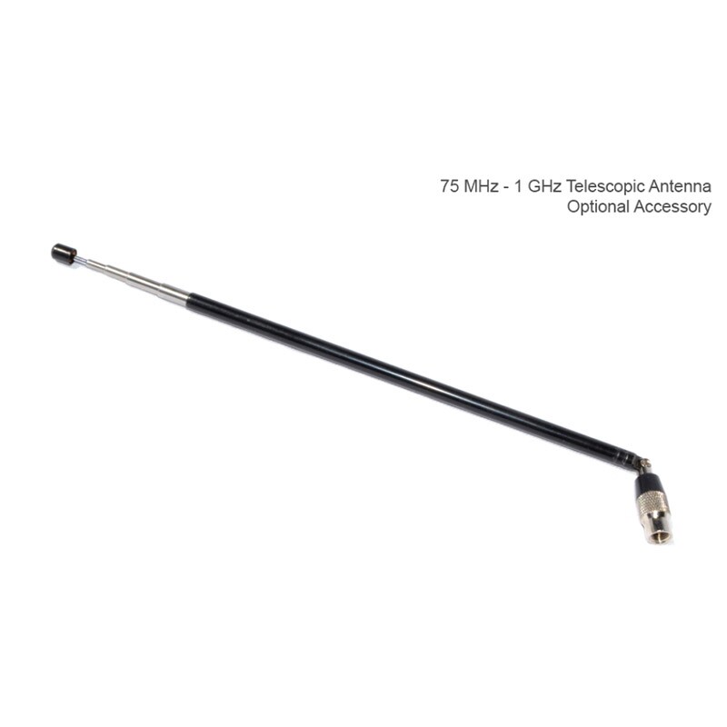 Black Ant500 Telescopic Antenna 75MHz-1GHz For HackRF One Software Defined Radio