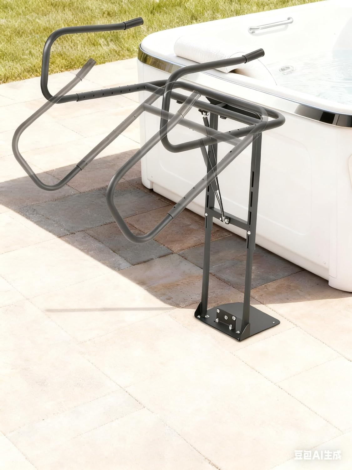 Universal Hydraulic Spa Cover Lifter for Hot Tubs 32"-52" Wide