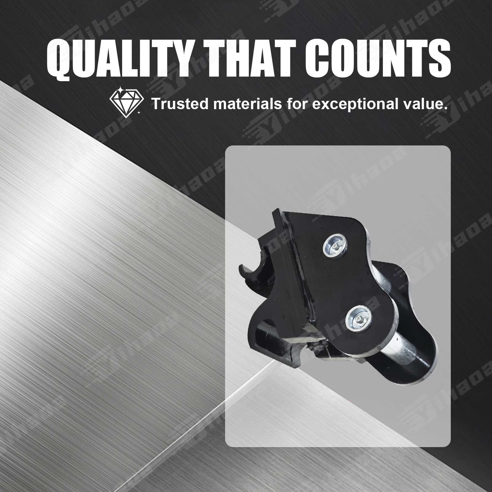TYPHON Attachment Quick Hitch Coupler Attachments for Mini Excavators Excavator
