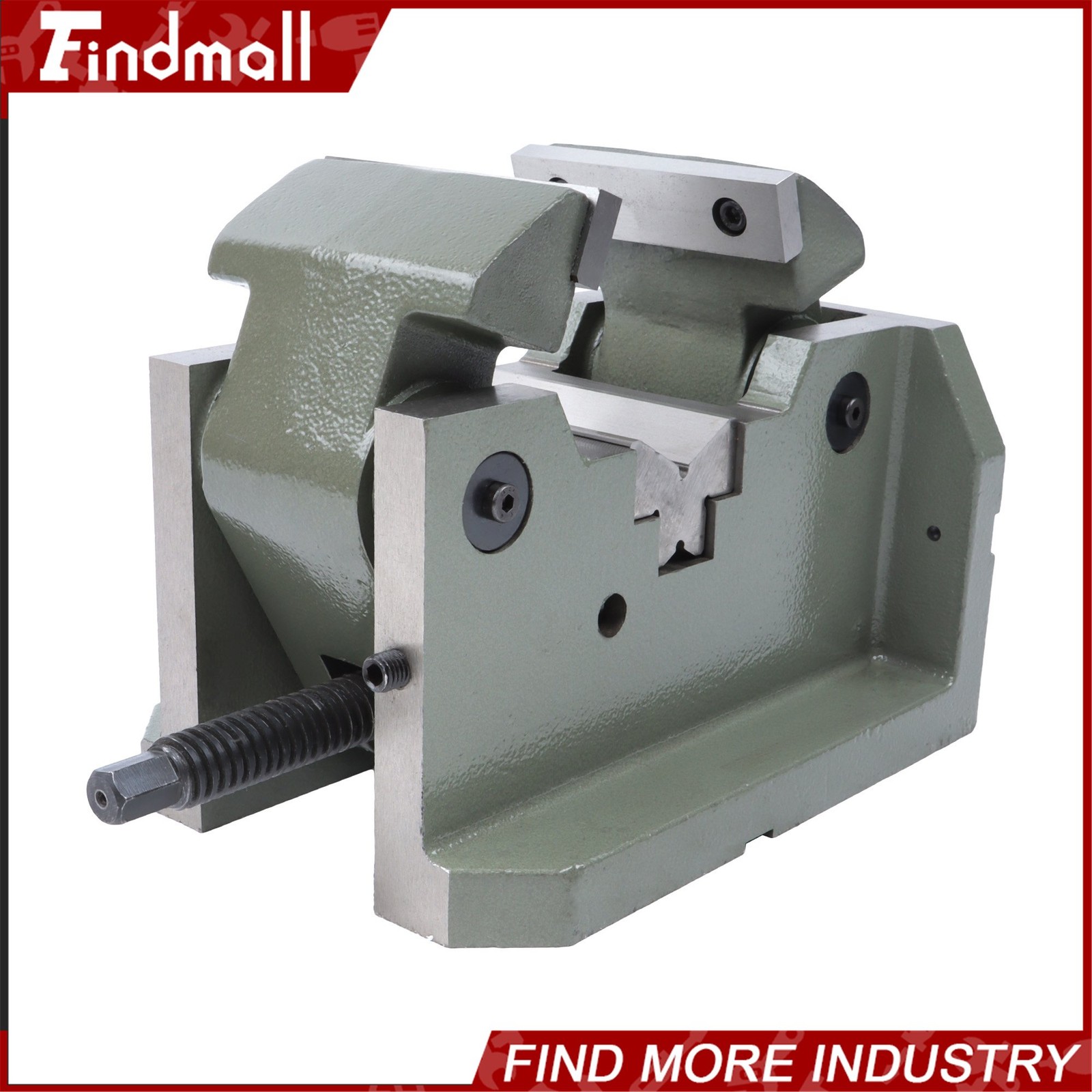 Findmall 4" Machine Vise Horizontal Vertical For Holding Shafts And Round Parts