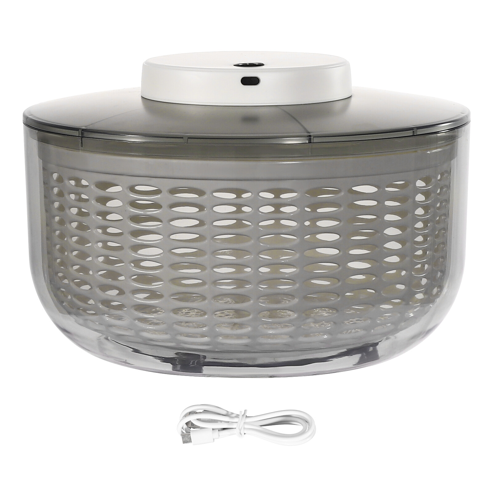 Electric Salad Spinner Large 6L Fruit Vegetable Washer Dryer Dehydrator Sale