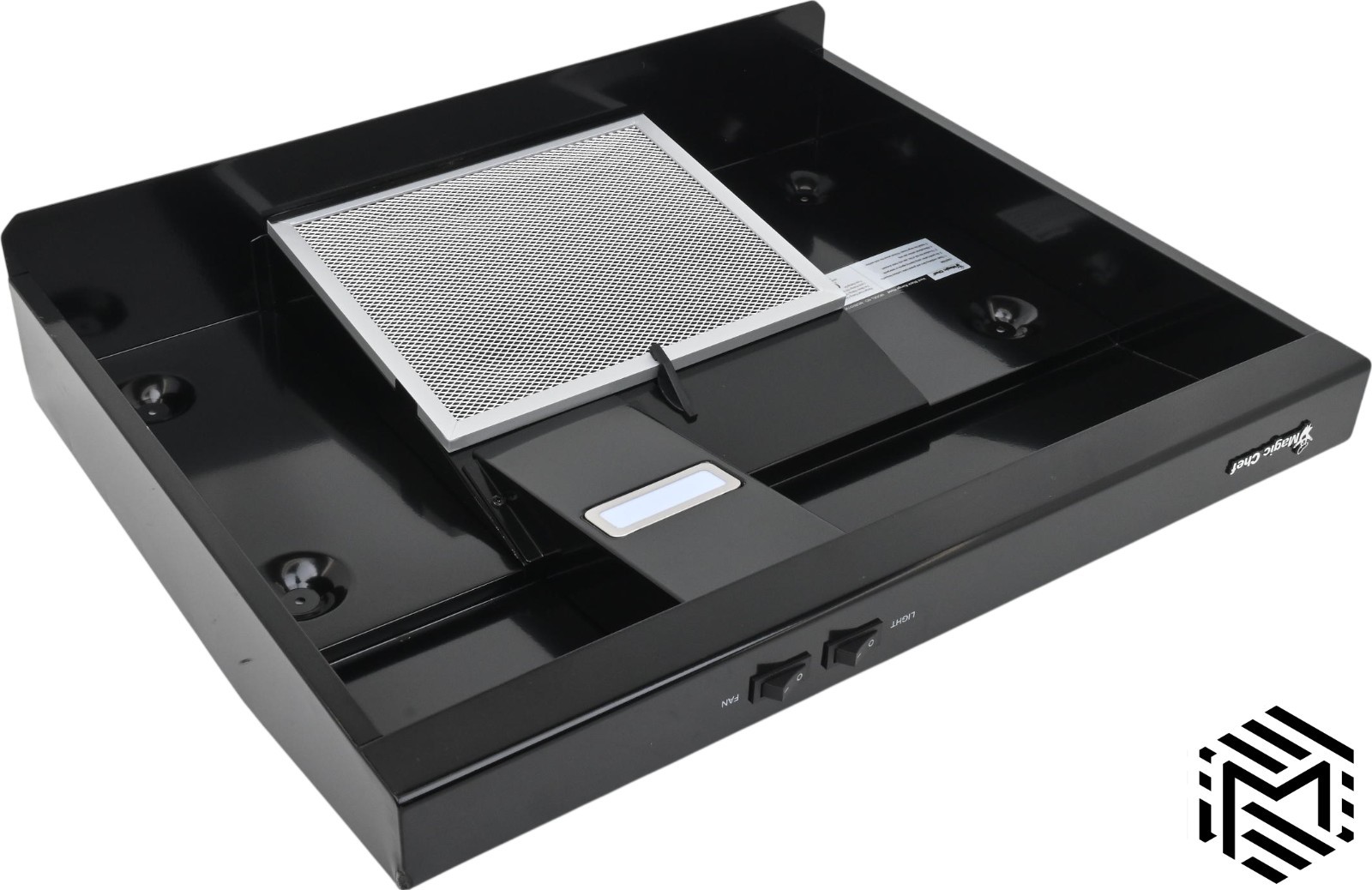 Scratched - Magic Chef MCRH31VB Range Hood – Black - RV Vent Hood - 12V 1A DC