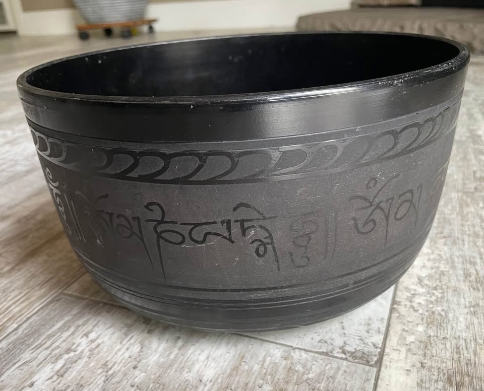 Earthbound Trading Company Tibetan Metal Singing Bowl w/ Mallets