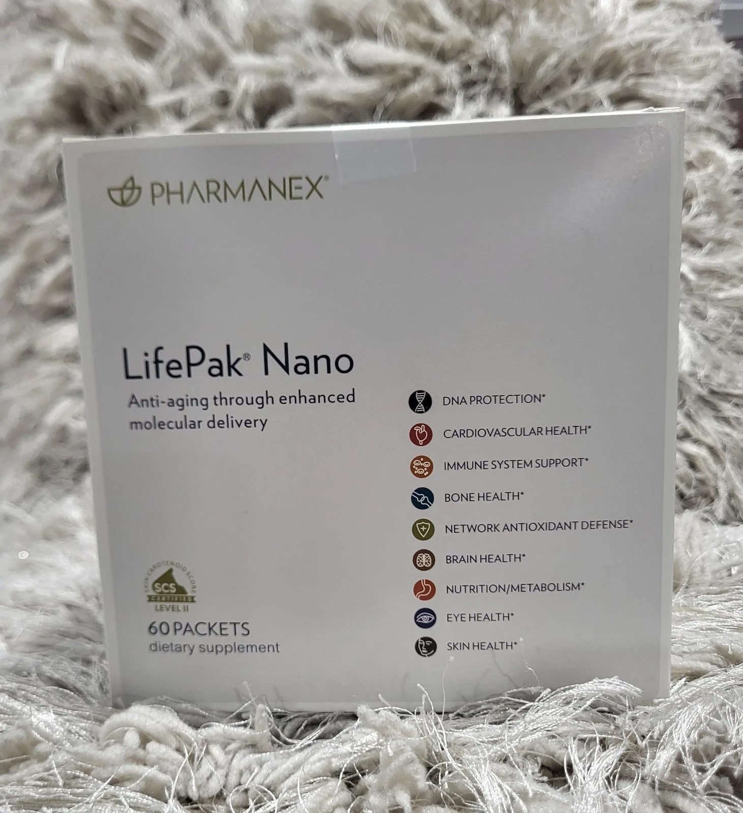 Nu Skin Pharmanex Lifepak Nano, 60 packets, Exp 12/2027 New