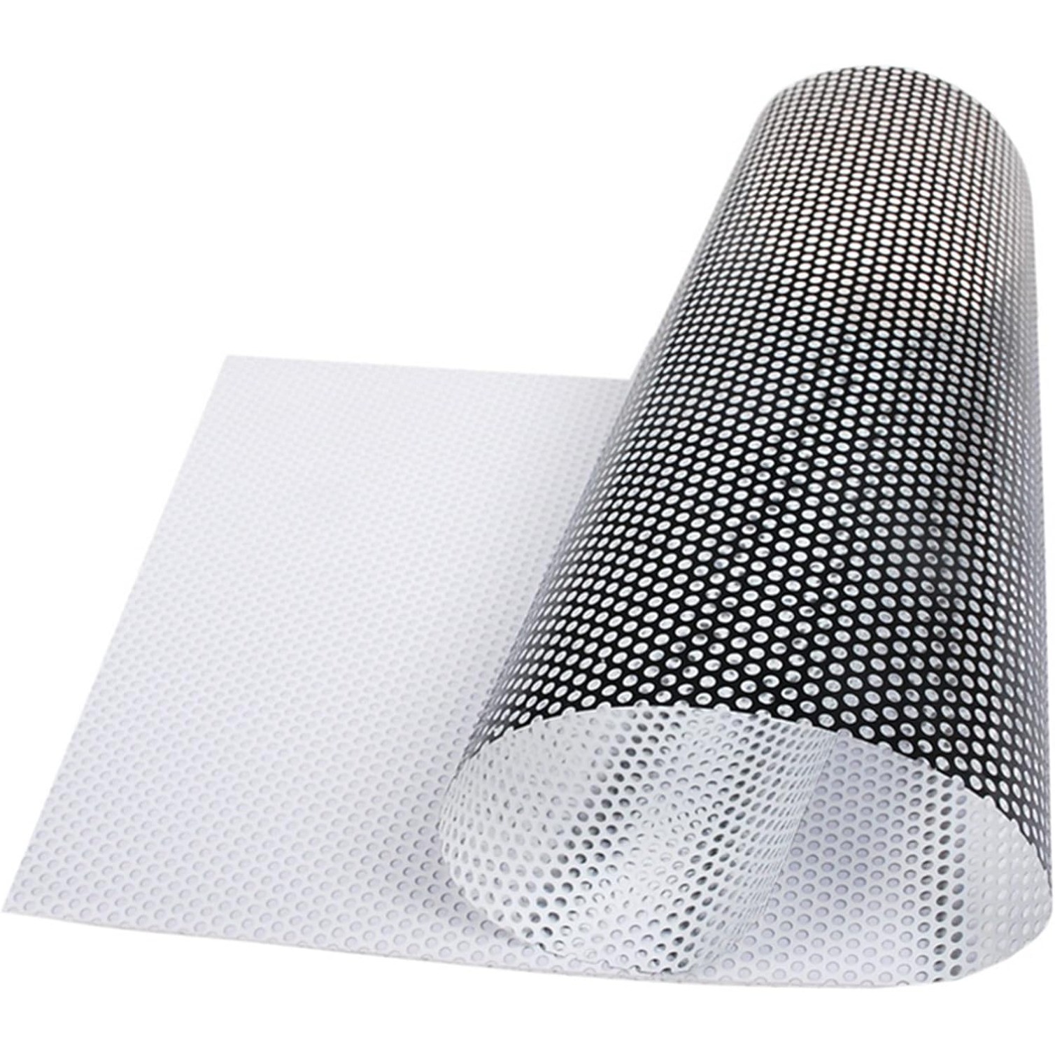 24x78 In 2 Sides OneWay Perforated Black Vinyl Privacy Adhesive Glass Wrap Roll