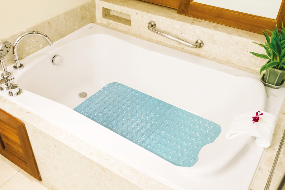 RCH Bath Tub Mat Non-Slip 40 x 16 Inch - Shower Mat for Bathtub with Suction Cup