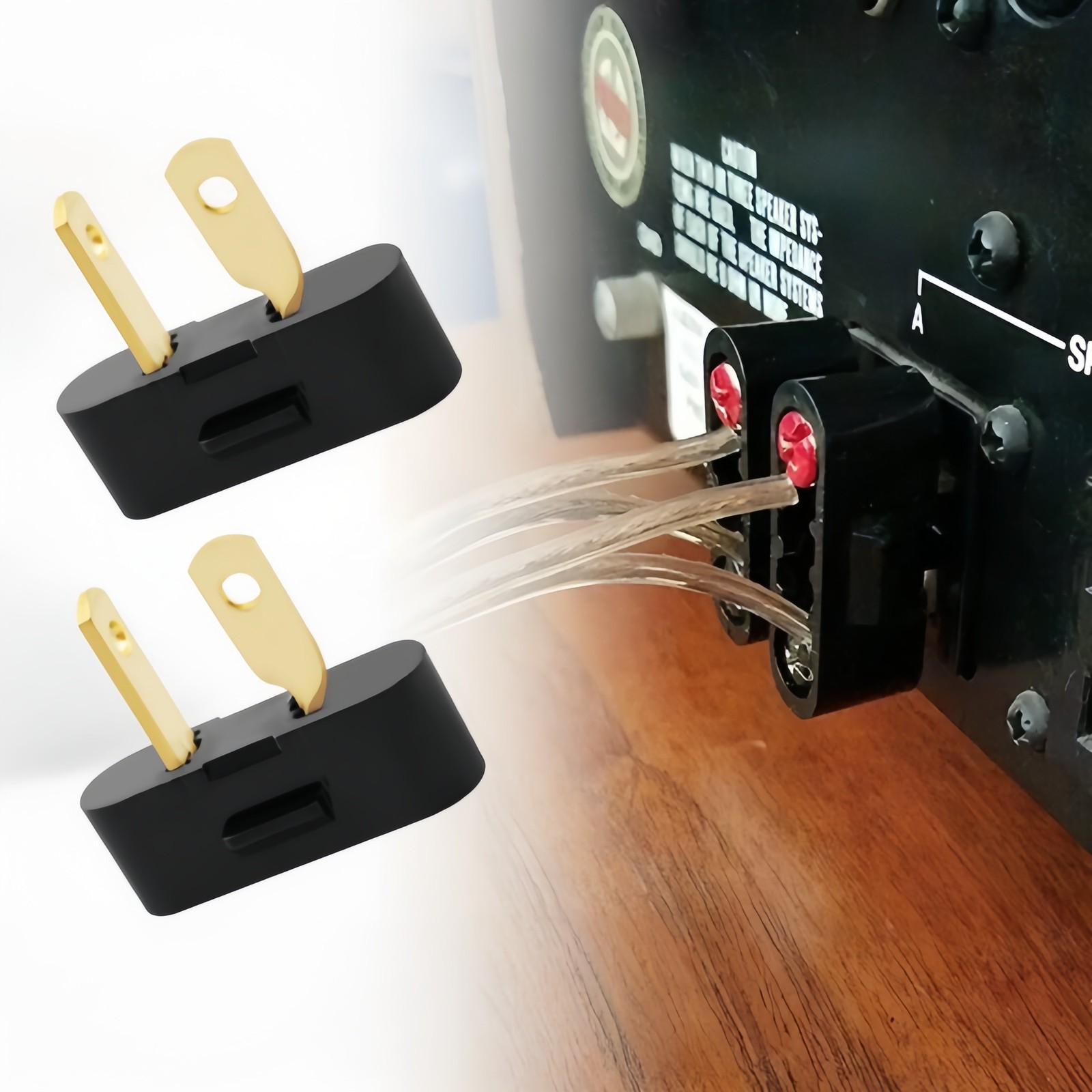 2PCS For Speaker Plug Connectors Pioneer SX525 626 727 828 990 1000 1500 2500