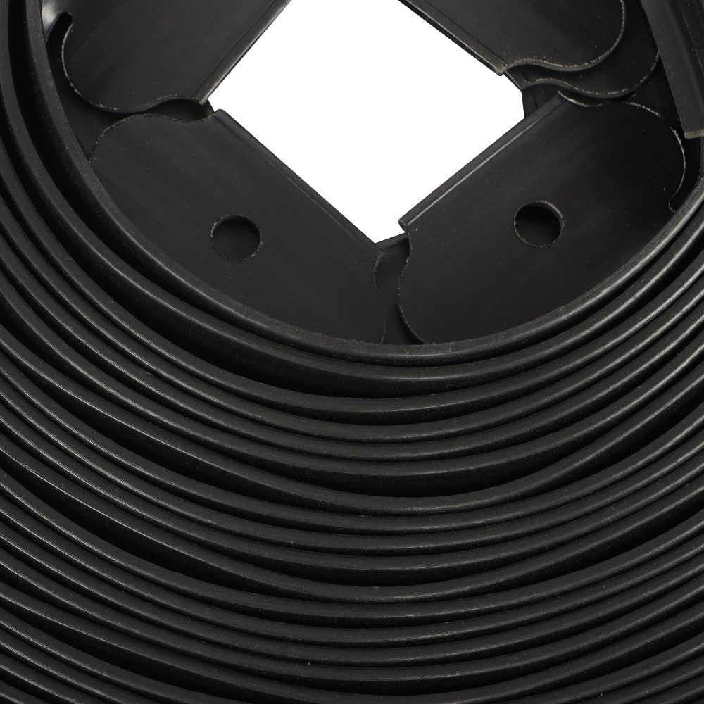 Landscape L-shaped Lawn Garden Edging Kit 60FT Flexible Border Paver & 24 Stakes