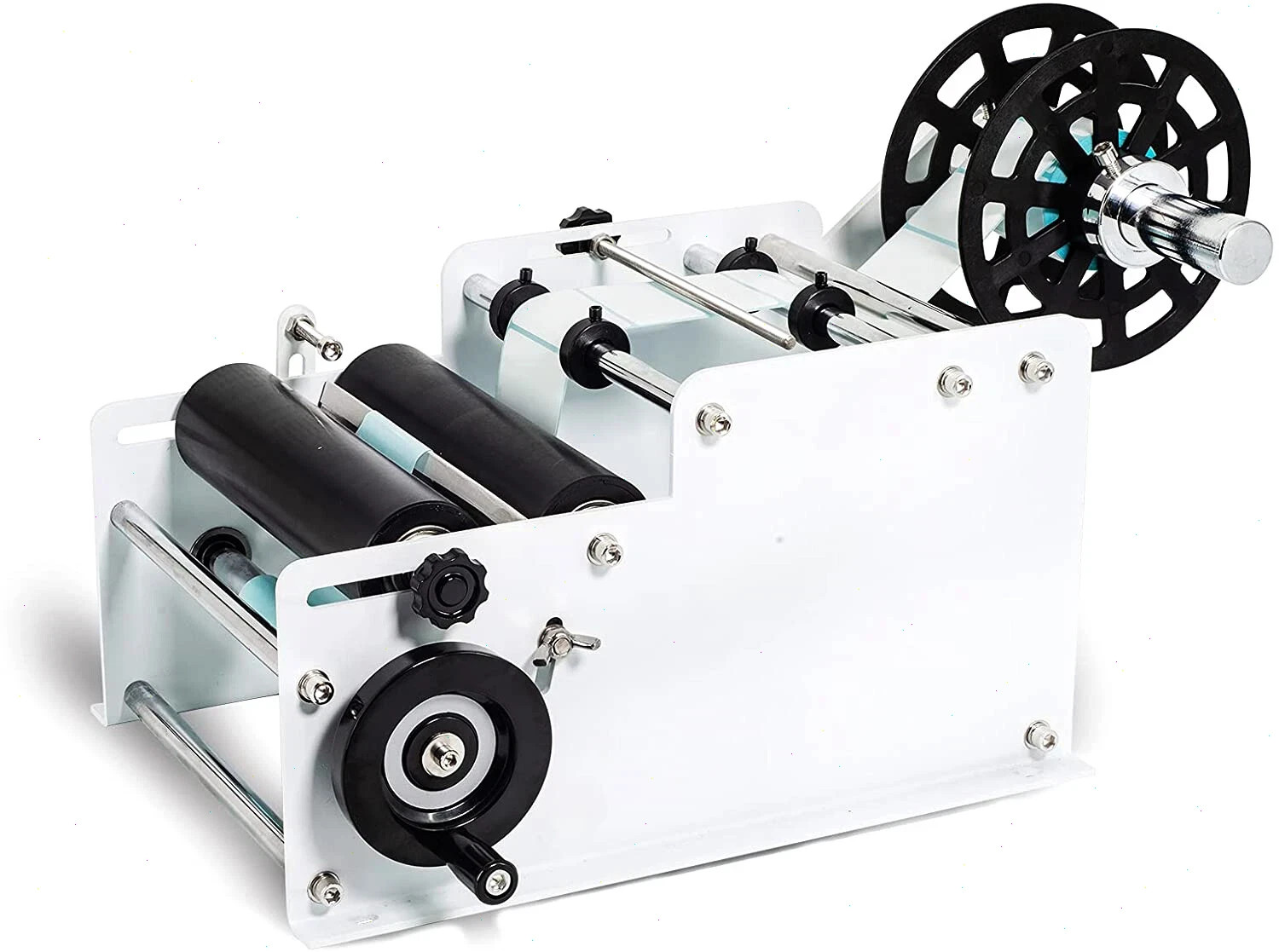 Manual Labeling Machine Round Bottle Label Applicator MT30 Label Maker Printer