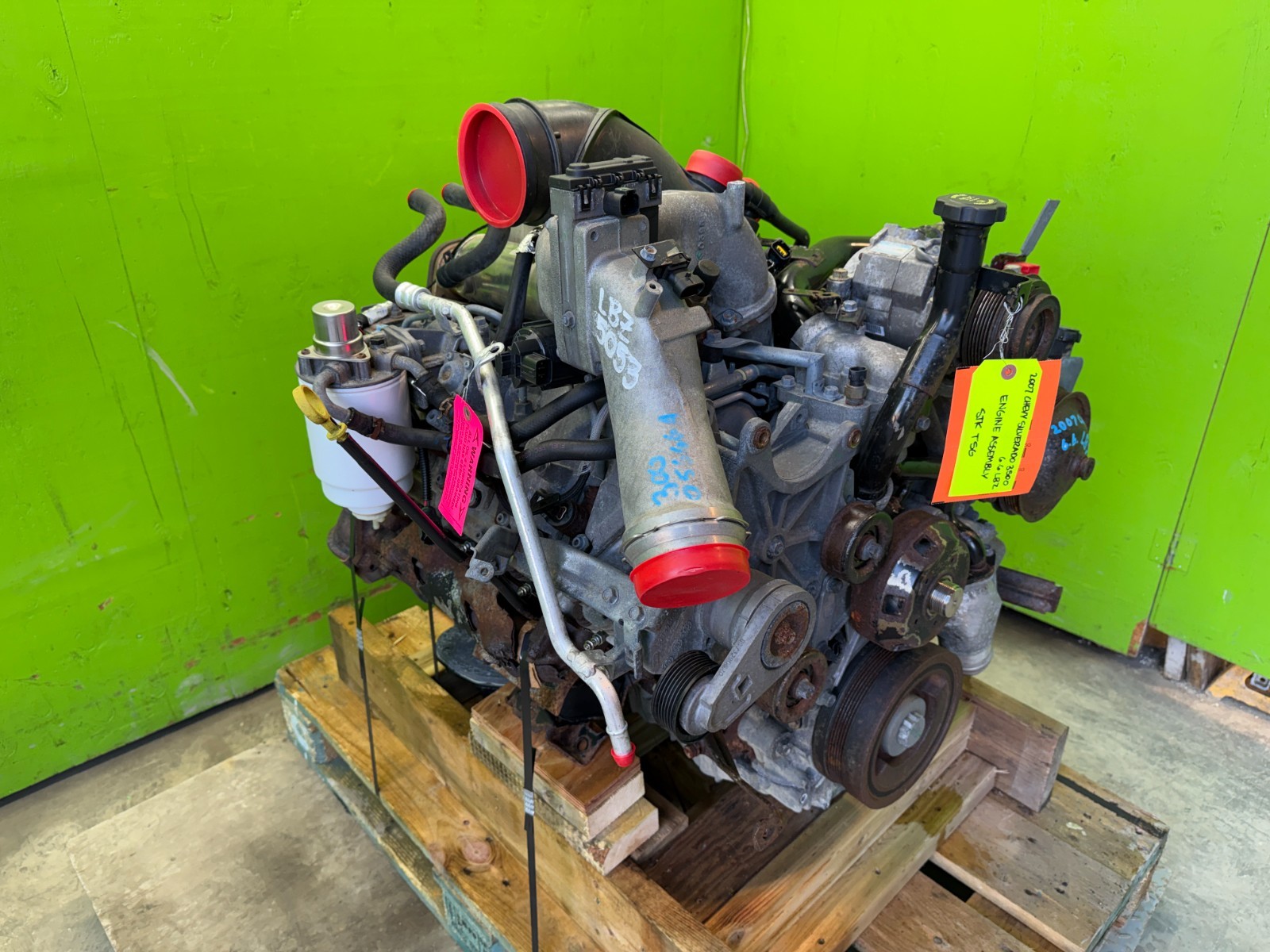 06 07 CHEVROLET GMC 2500 3500 6.6 LBZ DURAMAX DIESEL ENGINE MOTOR NO CORE!! 169K