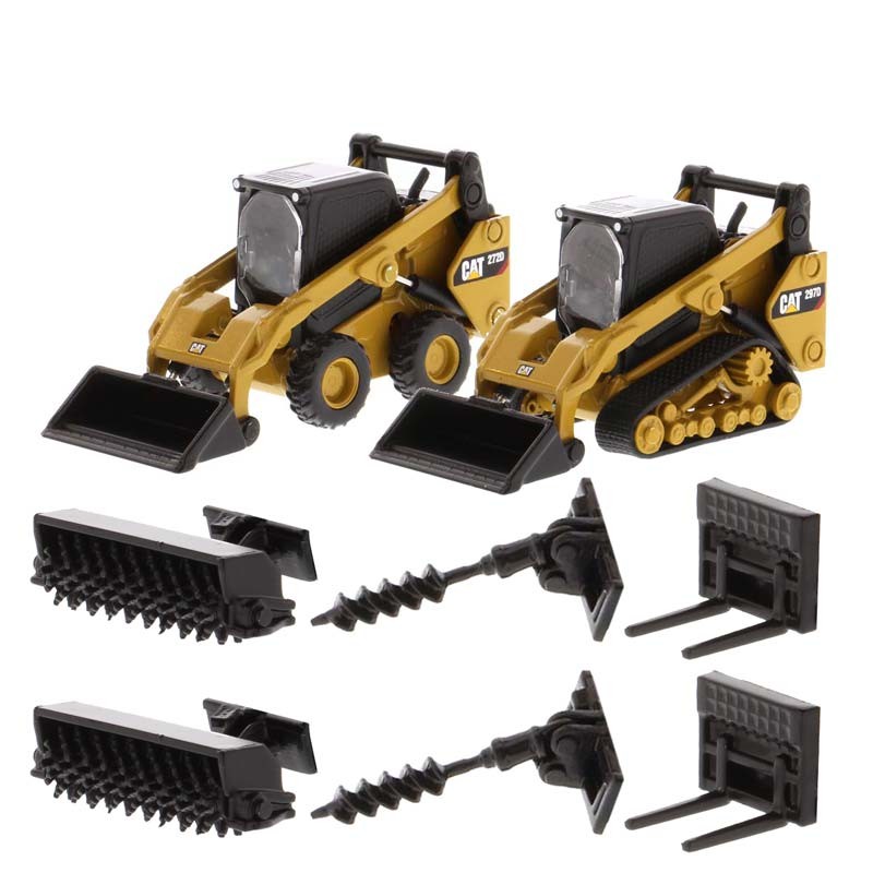 1/64 Caterpillar 272D2 Skid Steer Loader and 297D2 Compact Track Loader 85693