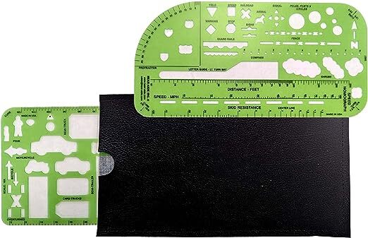 Crime Scene Traffic Drawing Template