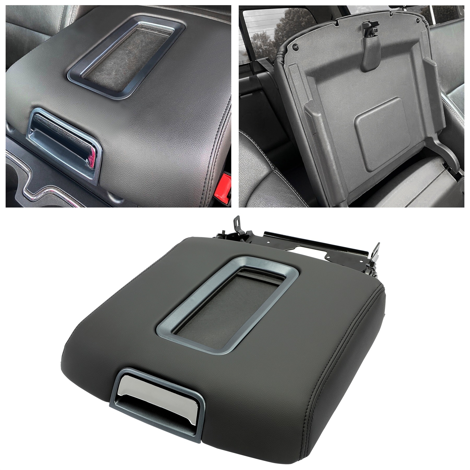 For 14-19 Chevy Silverado GMC Sierra 2500 HD/3500 HD Center Console Armrest Lid