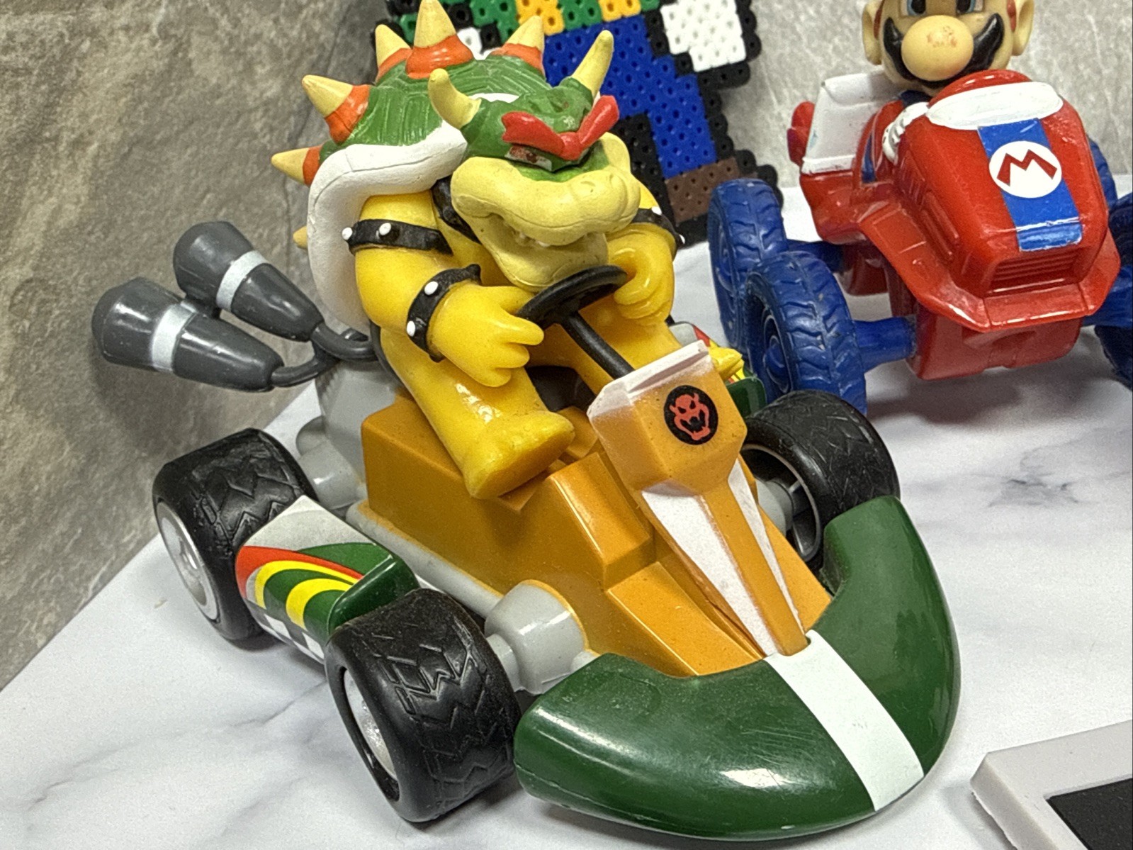 Lot Of 6 - Vintage Super Mario Bros. Mariokart Toys Licensed And Unlicensed