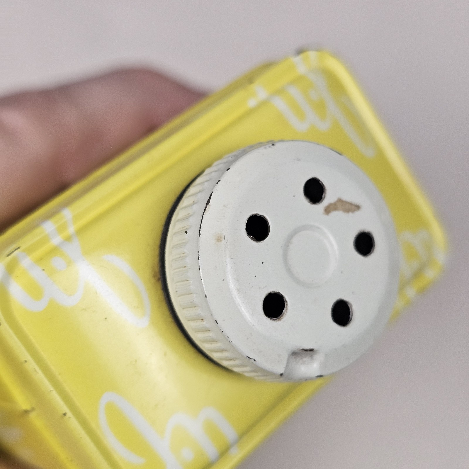 Vintage Jean Nate Talc Powder Tin 4oz USA 1950s No. 60