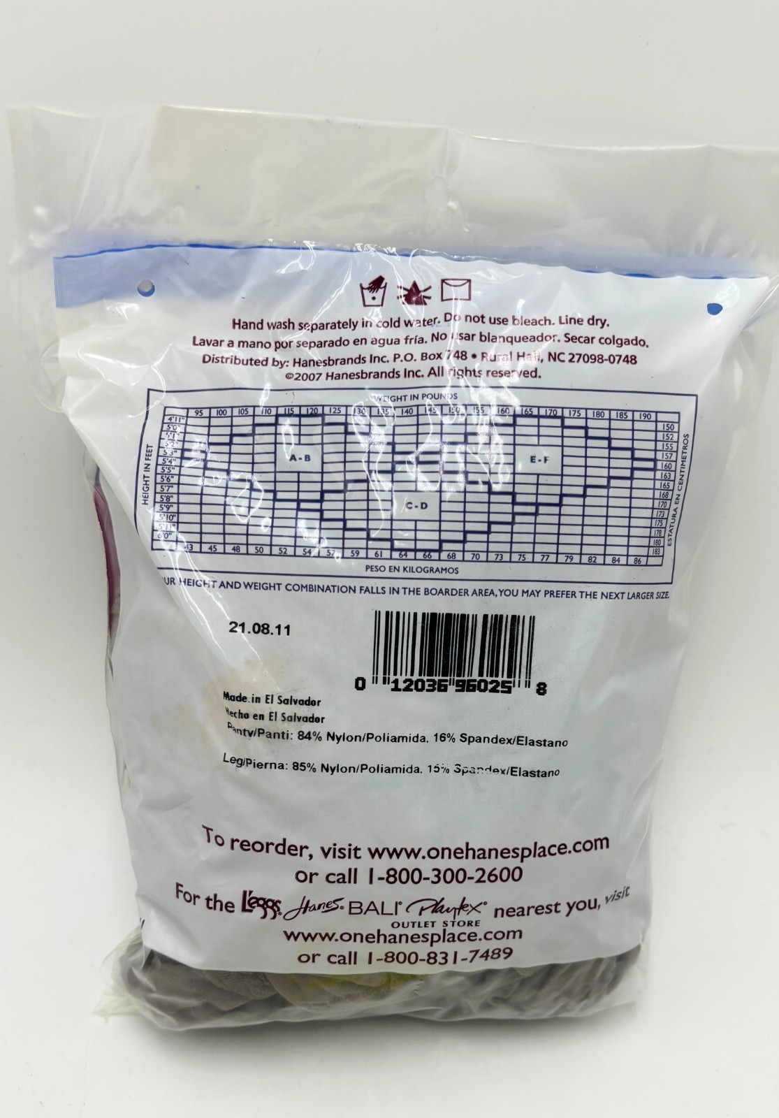 Hanes Silk Reflections Silky Sheer Control Top Sheer Toe 4 PACK EF Taupe 115782