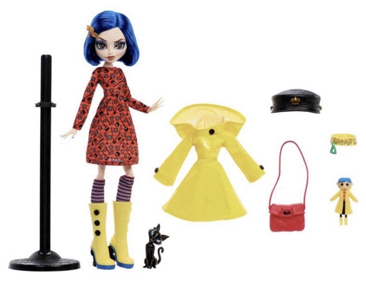 Monster High Skullector Coraline Doll 2026 Mattel Limited Edition SHIP FAST🔥🖤