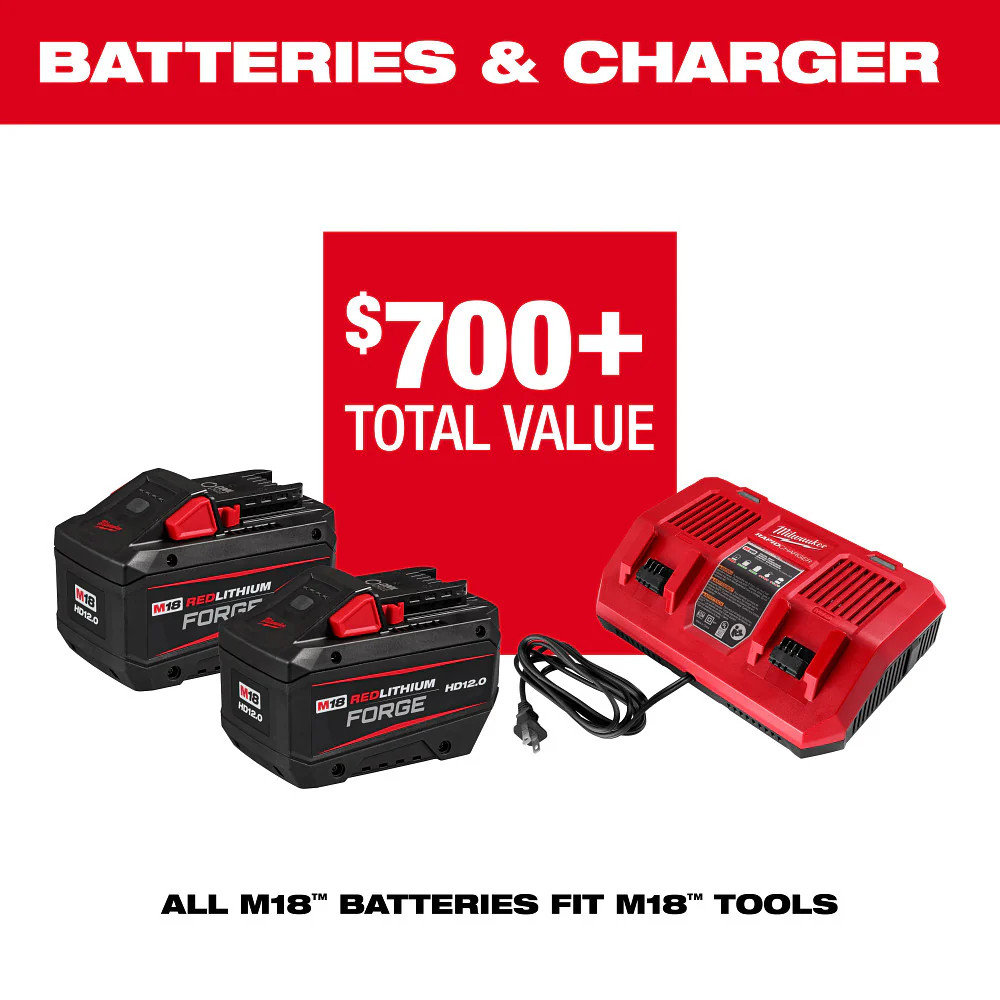 Milwaukee 3036-22HD M18 FUEL 18V 21" Auger Dual Battery Snow Blower Kit