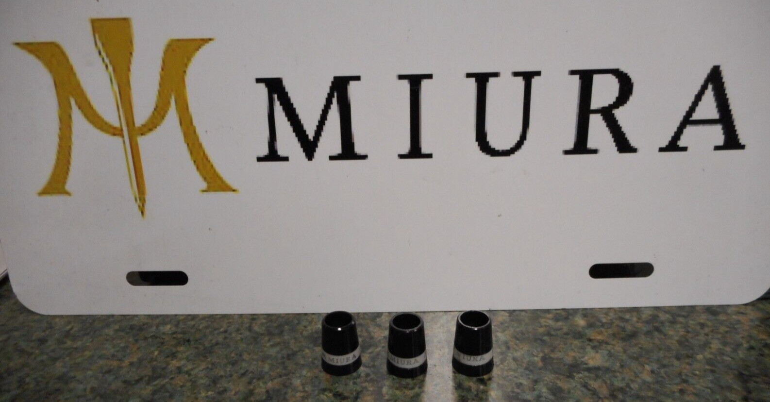 3 New Miura Golf OEM Iron Wedge Ferrules 355 Black White fit all MB CB MC KM