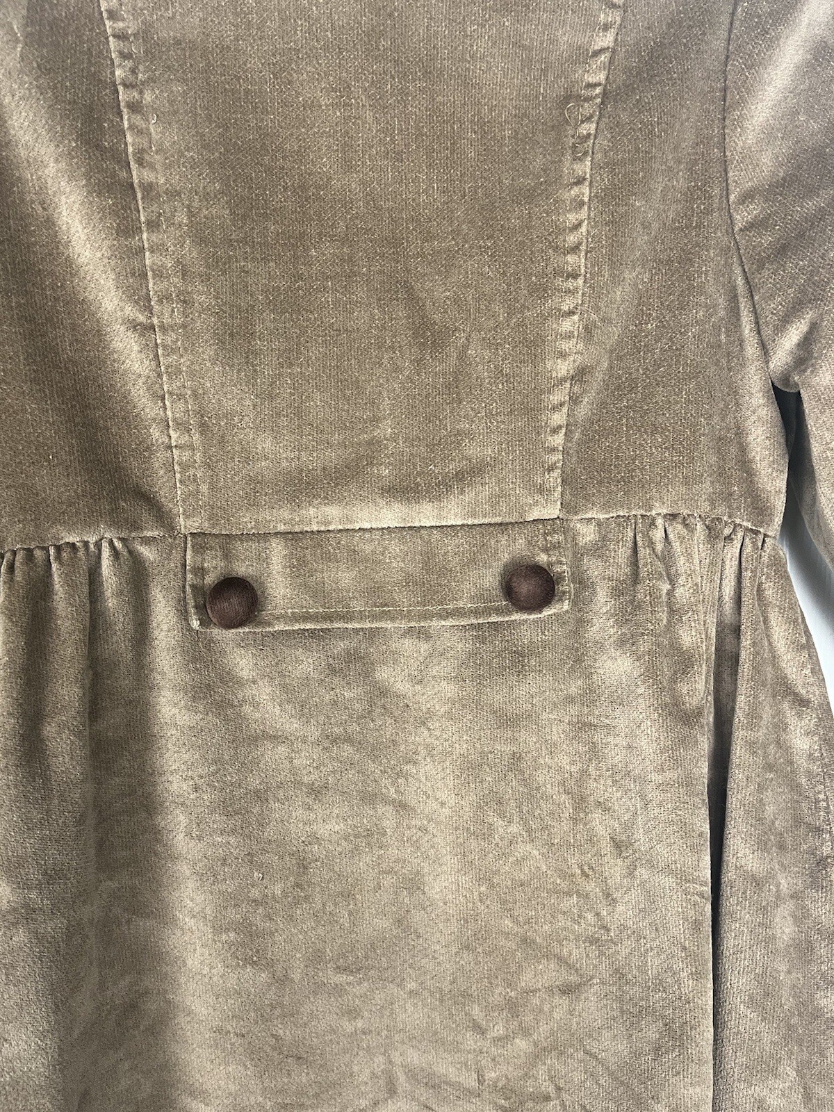 Jiminy Brown Vintage Girls Coat Size 10