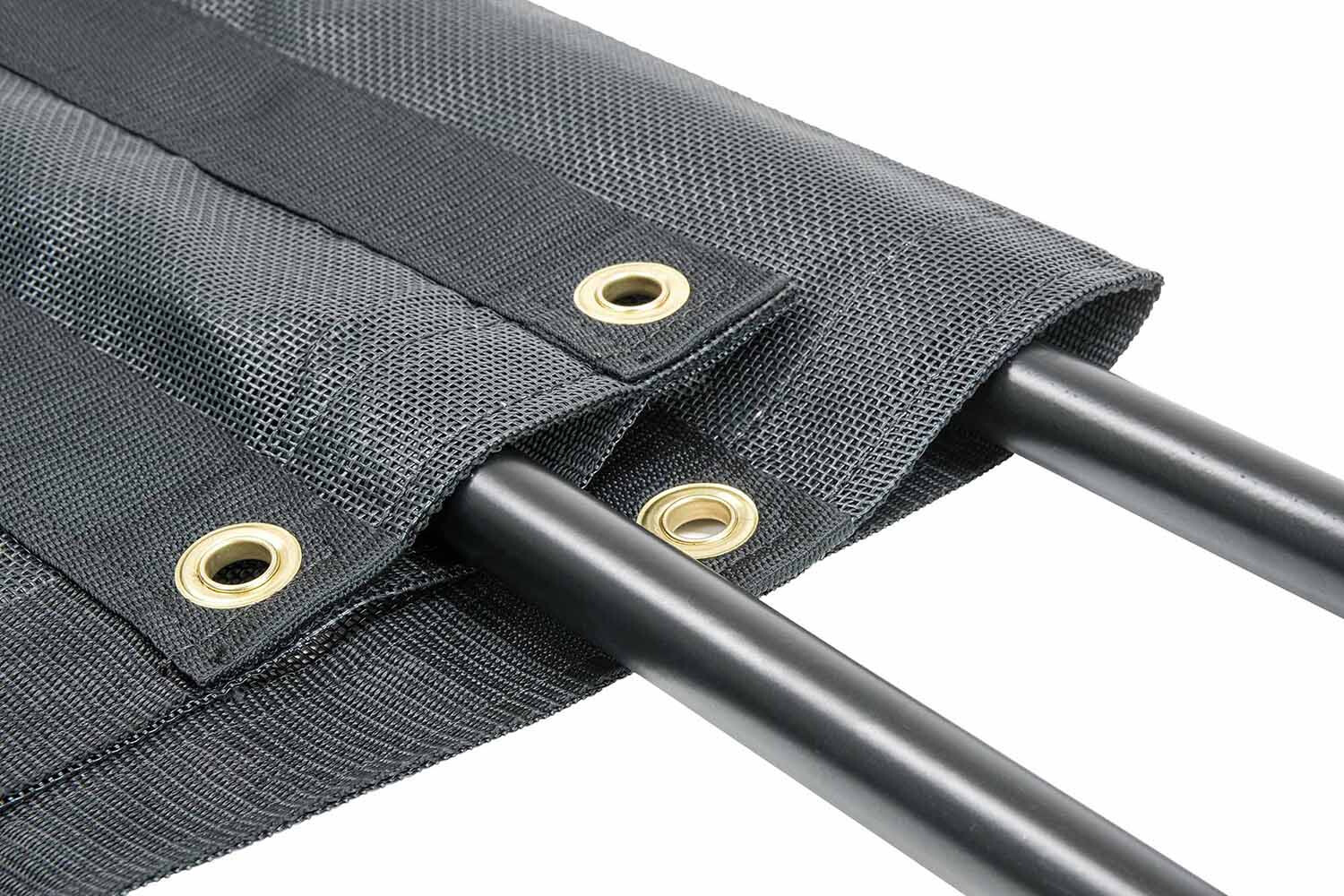 Dump Truck Vinyl Coated Mesh Tarps Cover with 5 Inch 18oz Double Pocket