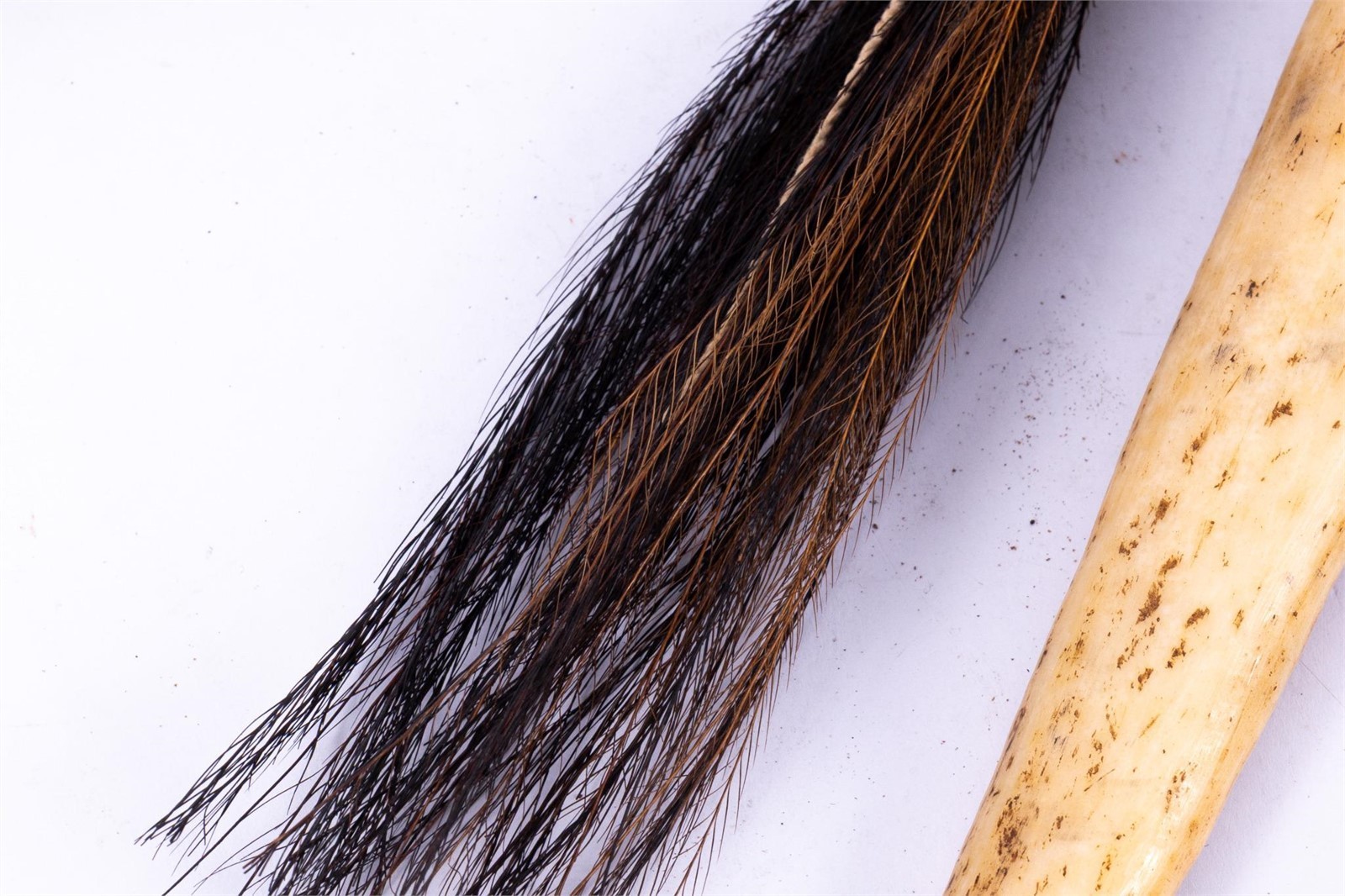 PAPUA NEW GUINEA CASSOWARY KNIFE, carved blade 12" 1900'S