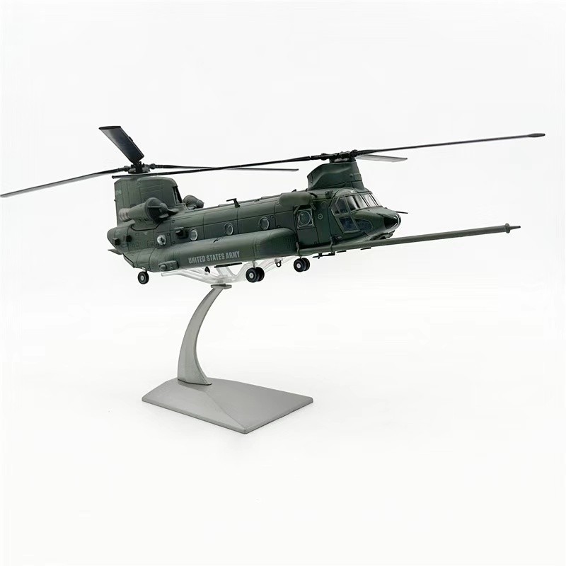 WLTK US Army CH-47G Chinook Military Transport Helicopter 1/72 Diecast Model