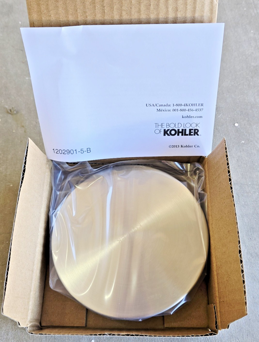 Kohler 33660-PC-NA Strive 29" Workstation Kitchen Sink, Stainless Steel*READ*