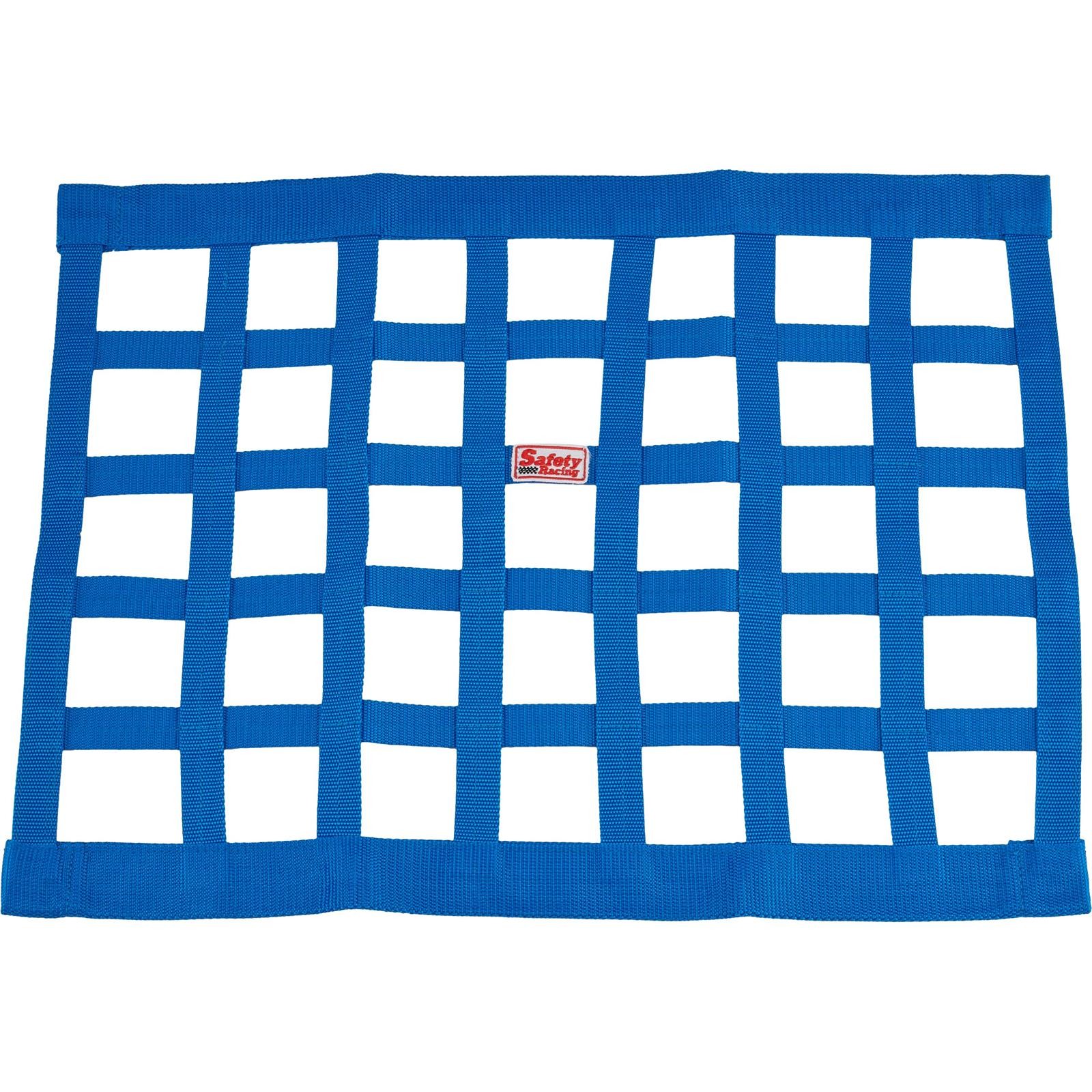 Safety Racing 18 x 24 Black Ribbon Style Window Net, Nylon/Polyester, 1" Webbing