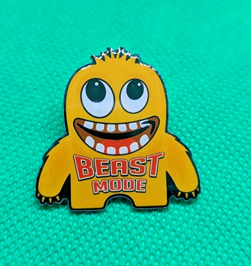 Amazon PECCY Pin Beast Mode Monster with teeth