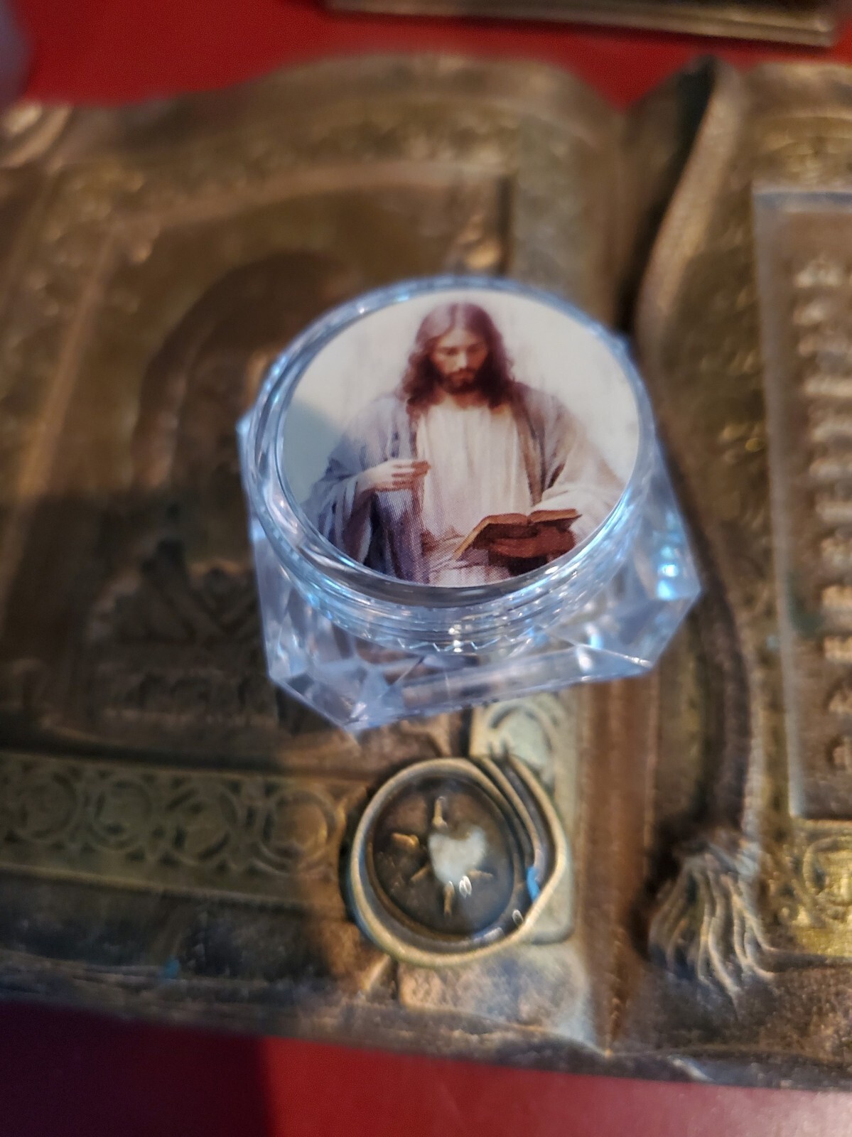 Tomb of Jesus Reliquary with Stone from Tomb of Jesus from Holy Sepulchre